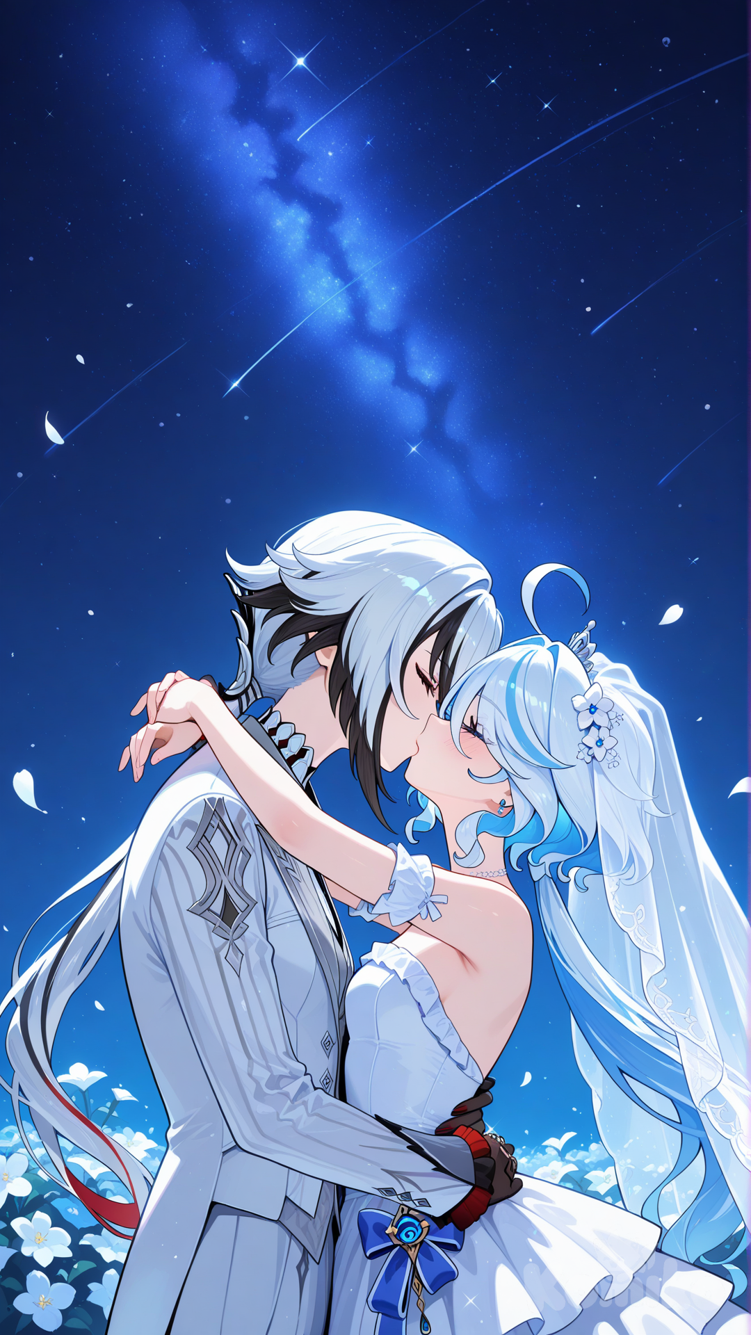 Model Art Pro Prompt #@Furina_(Genshin_Impact) white wedding dress