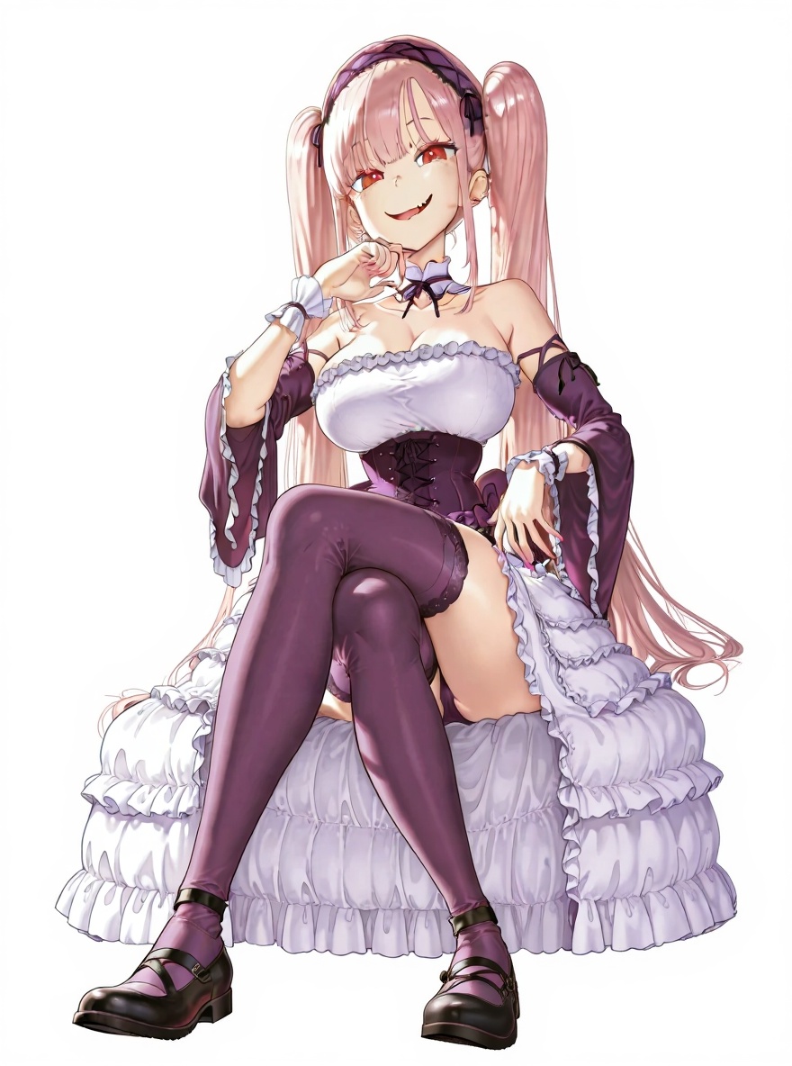 single character, full body, looking at viewer, anime style, simple background, white background