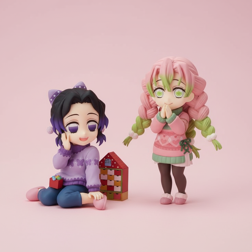 mitsuri and shinobu  figures