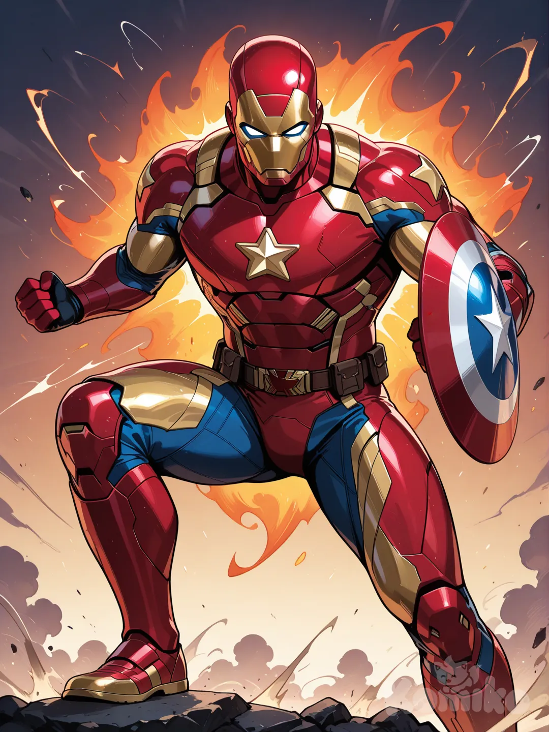 capitão América de ferro