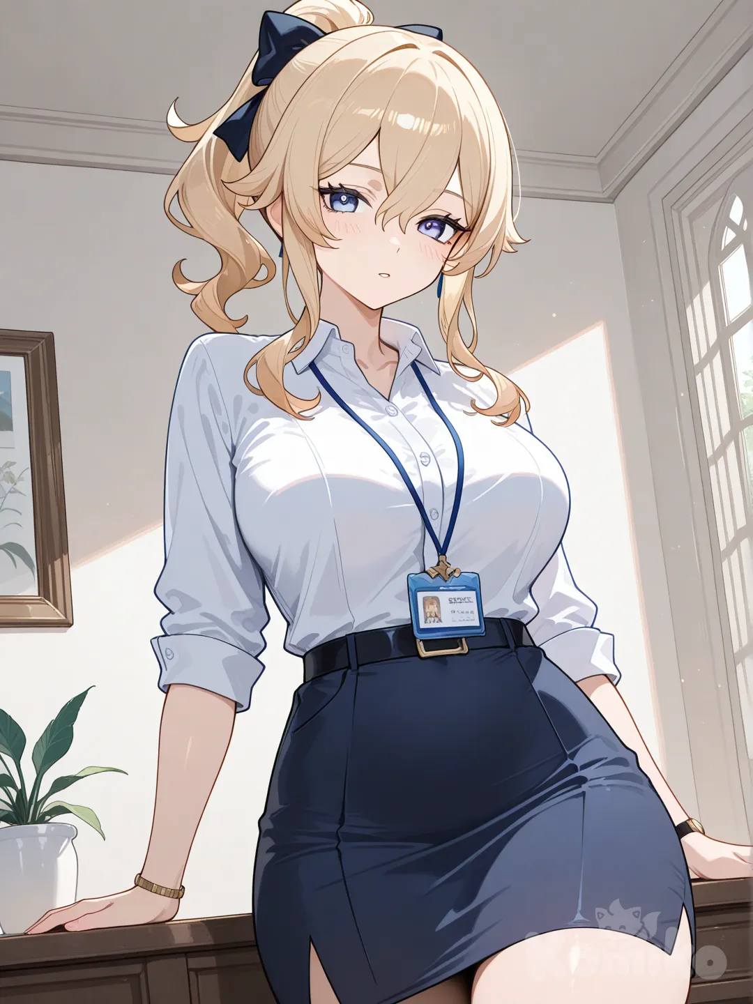 Jean (Genshin Impact), pencil skirt, IMG_2448