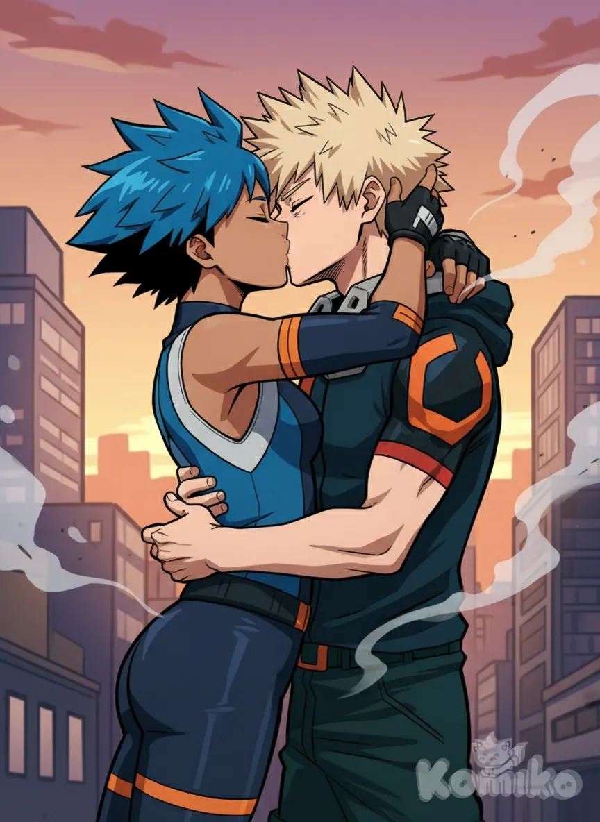 Bakugo x My oc Jeida :D