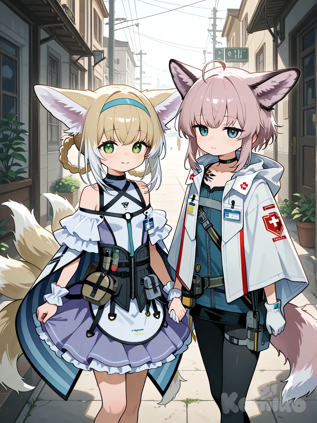 suzuran (arknights), sussurro (arknights), 