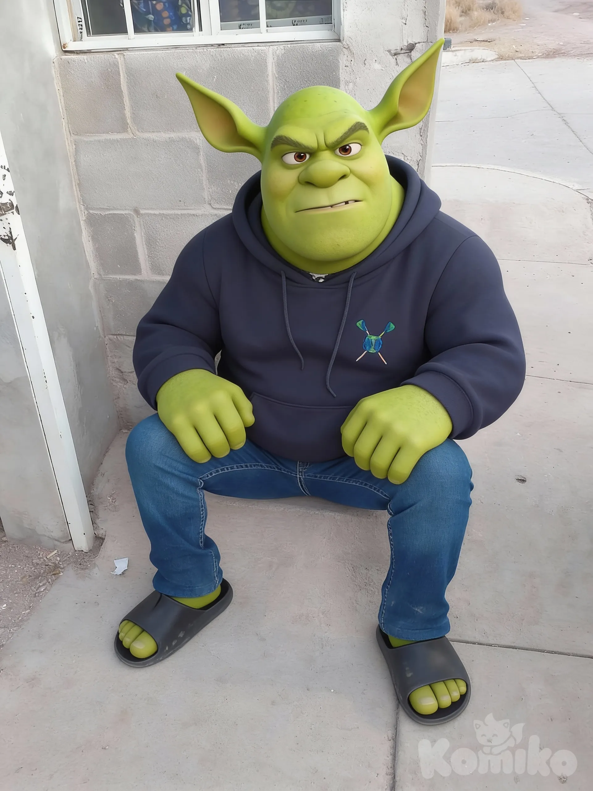 Hacerlo parecido a shrek de disney