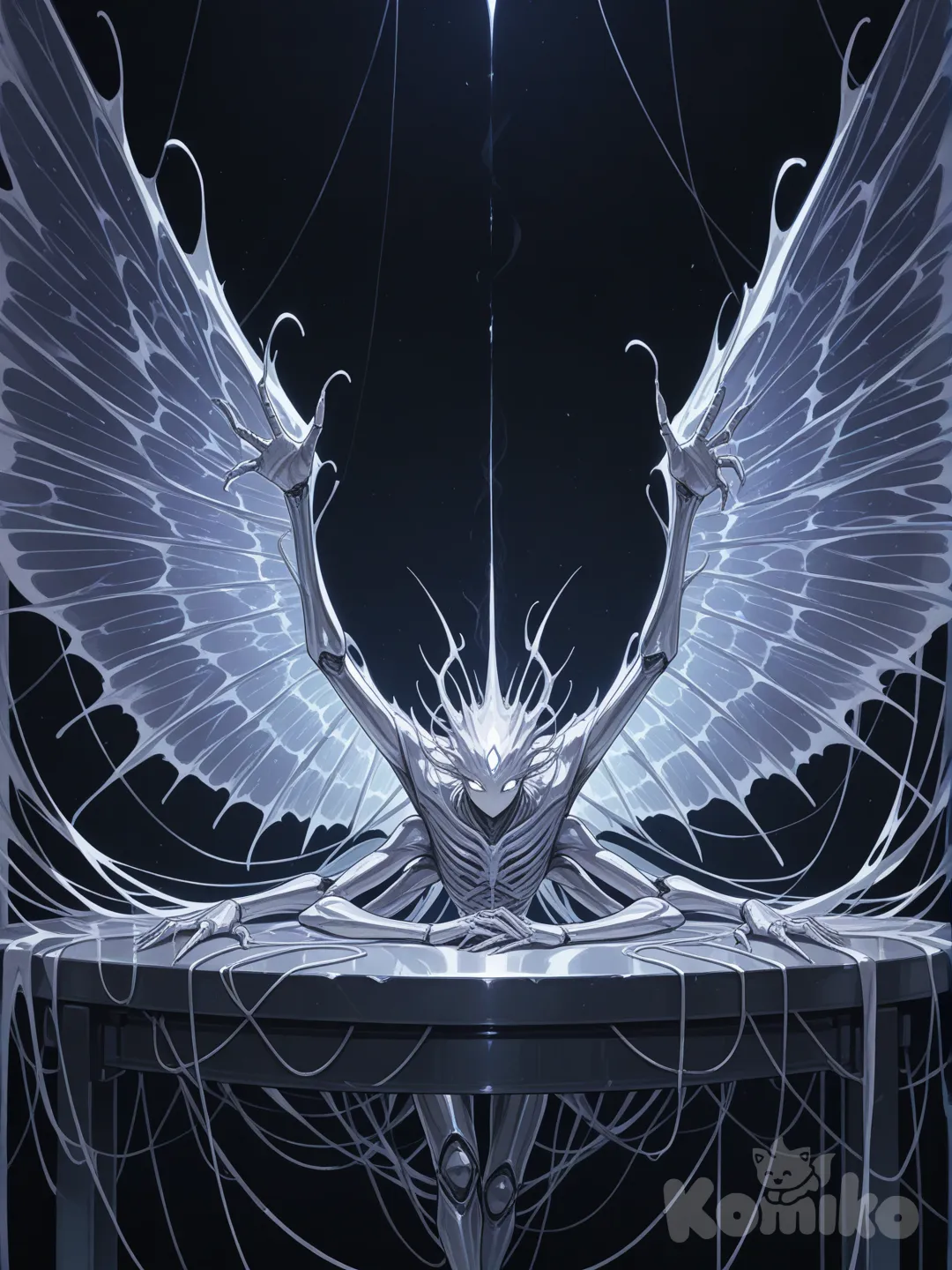 When the Alien being is being manufactured