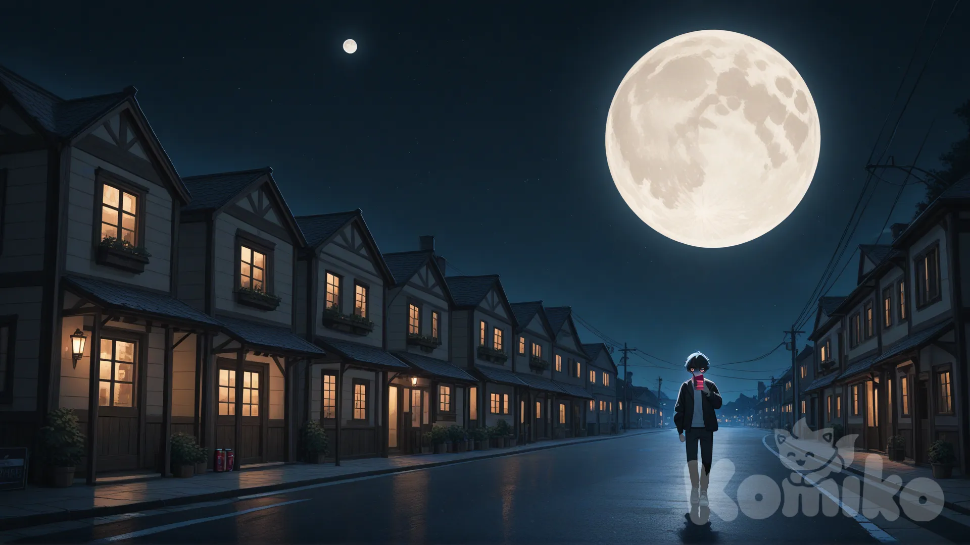 If that's the moon up there, what's this big one?