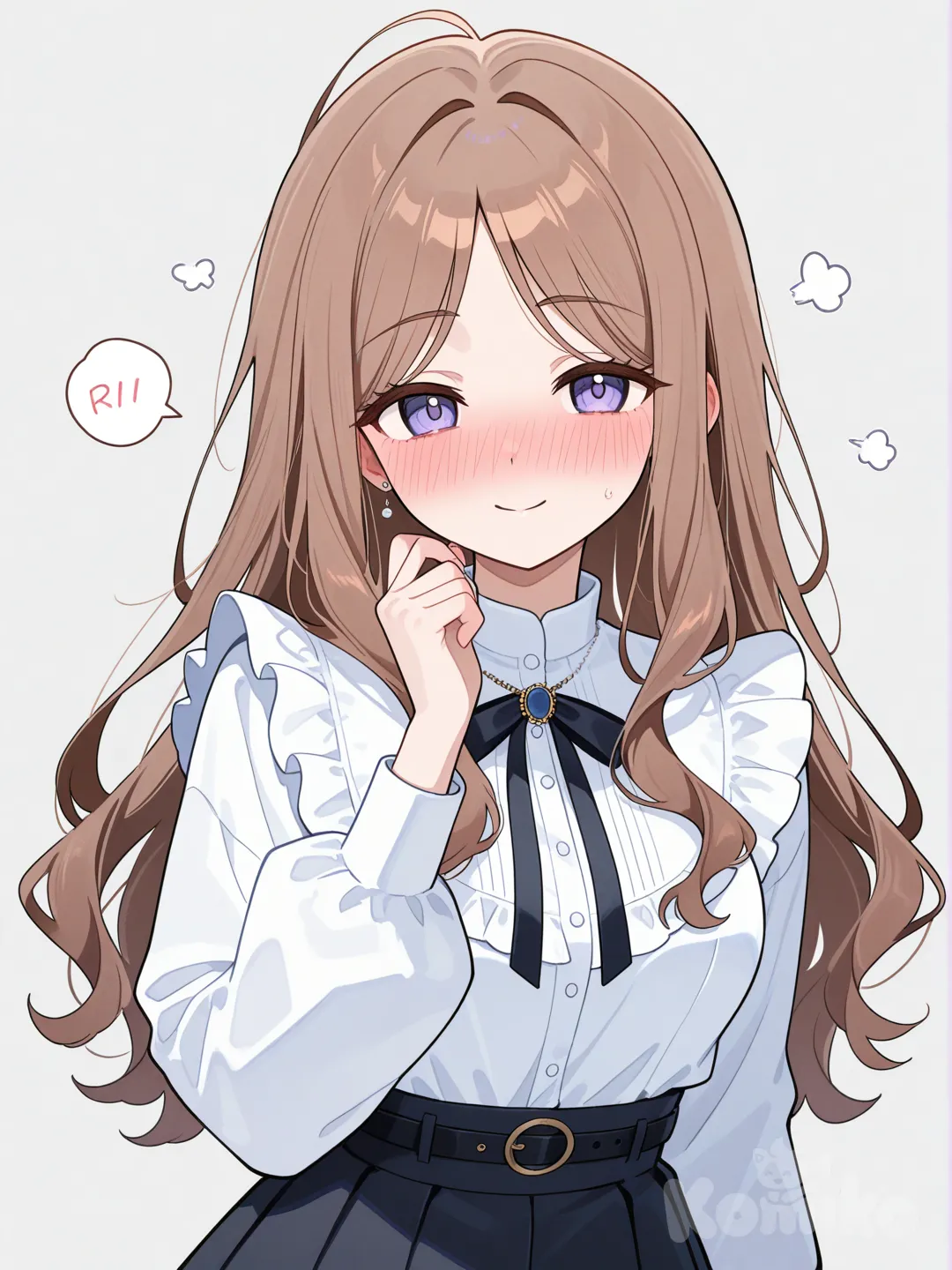 @Nagasaki_Soyo sonrojada y feliz