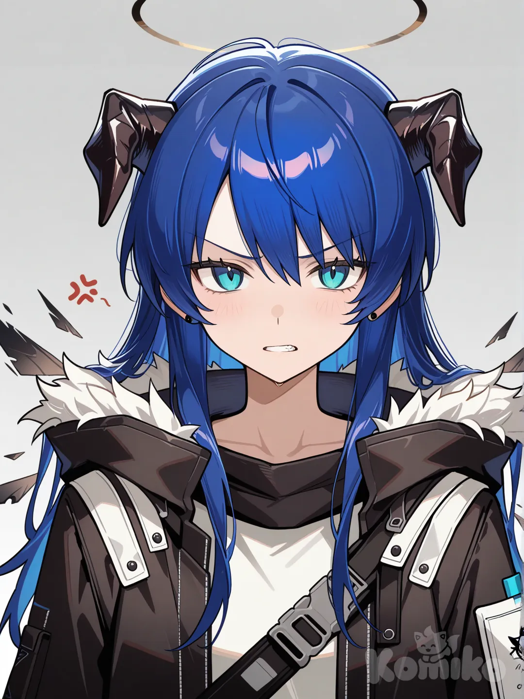 @Mostima_(Arknights) enojada