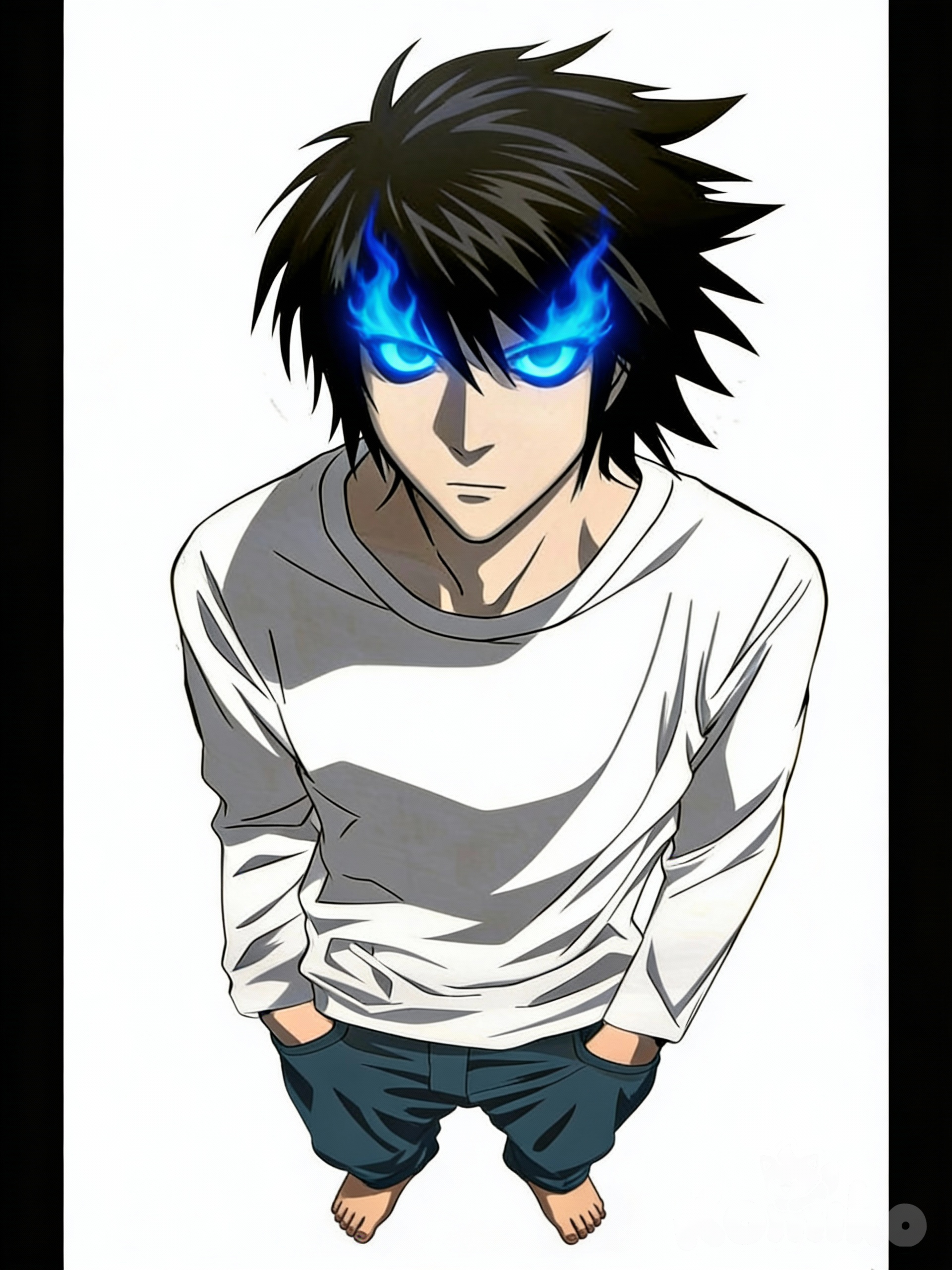 @L_Lawliet ojos flameantes de azul