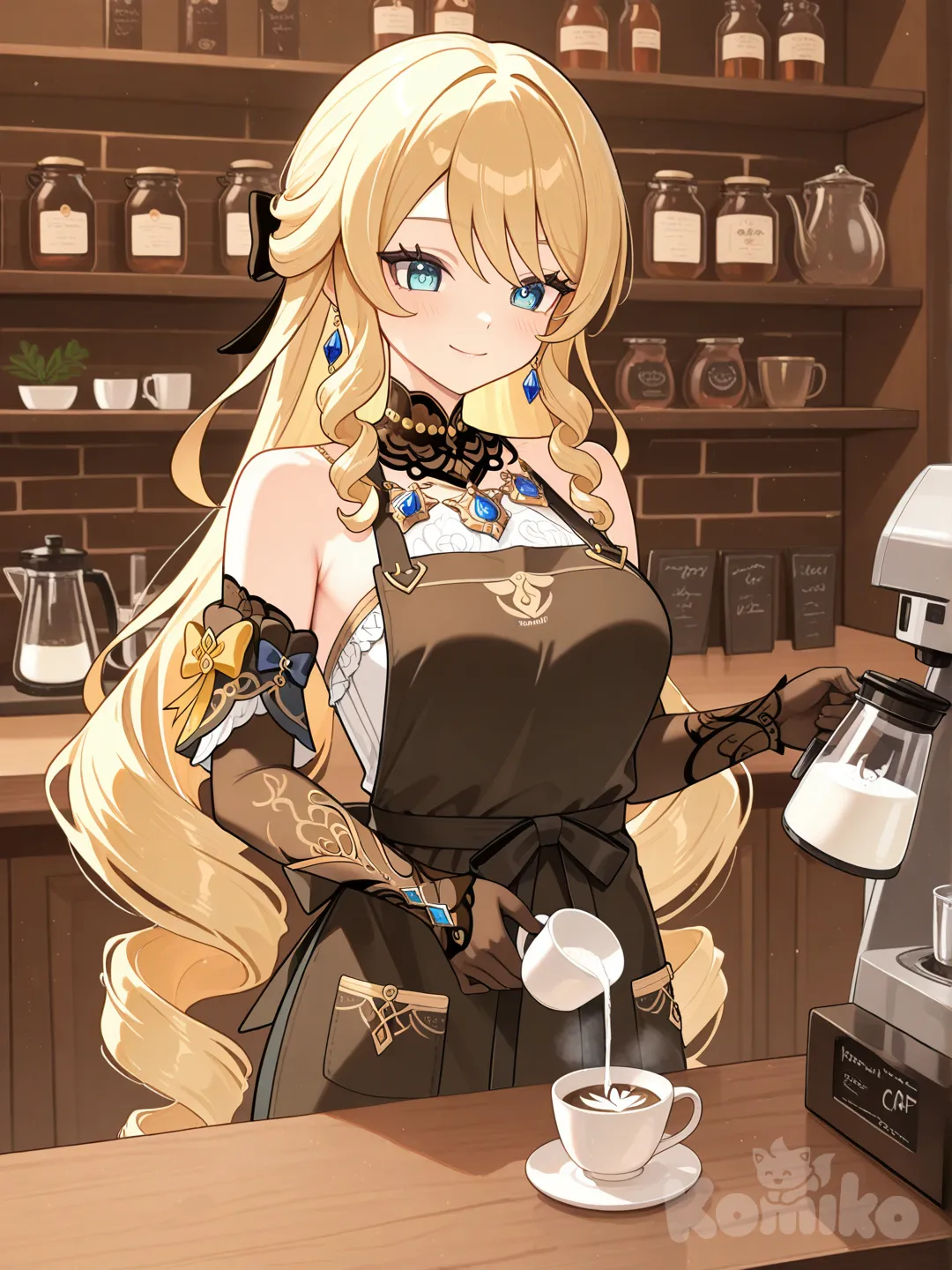 Navia as a barista