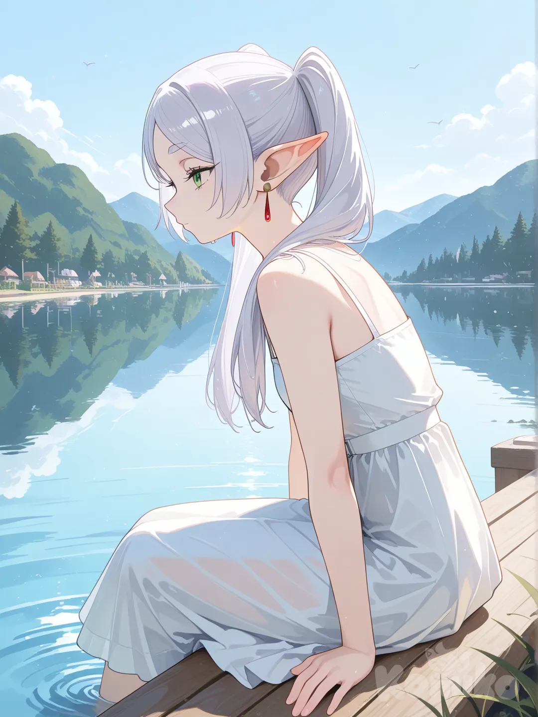 Frieren before the journey start