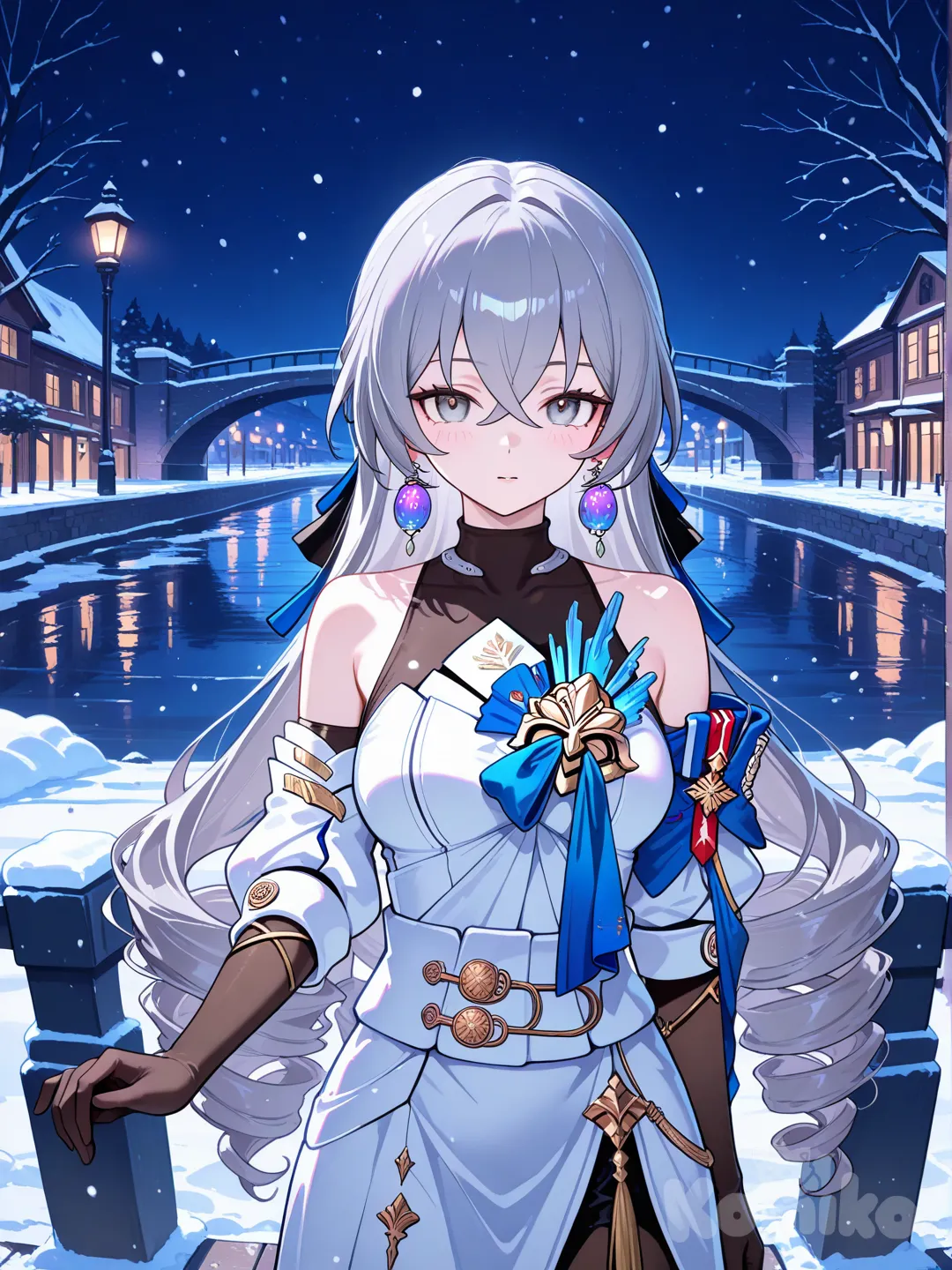 Meeting bronya in winter