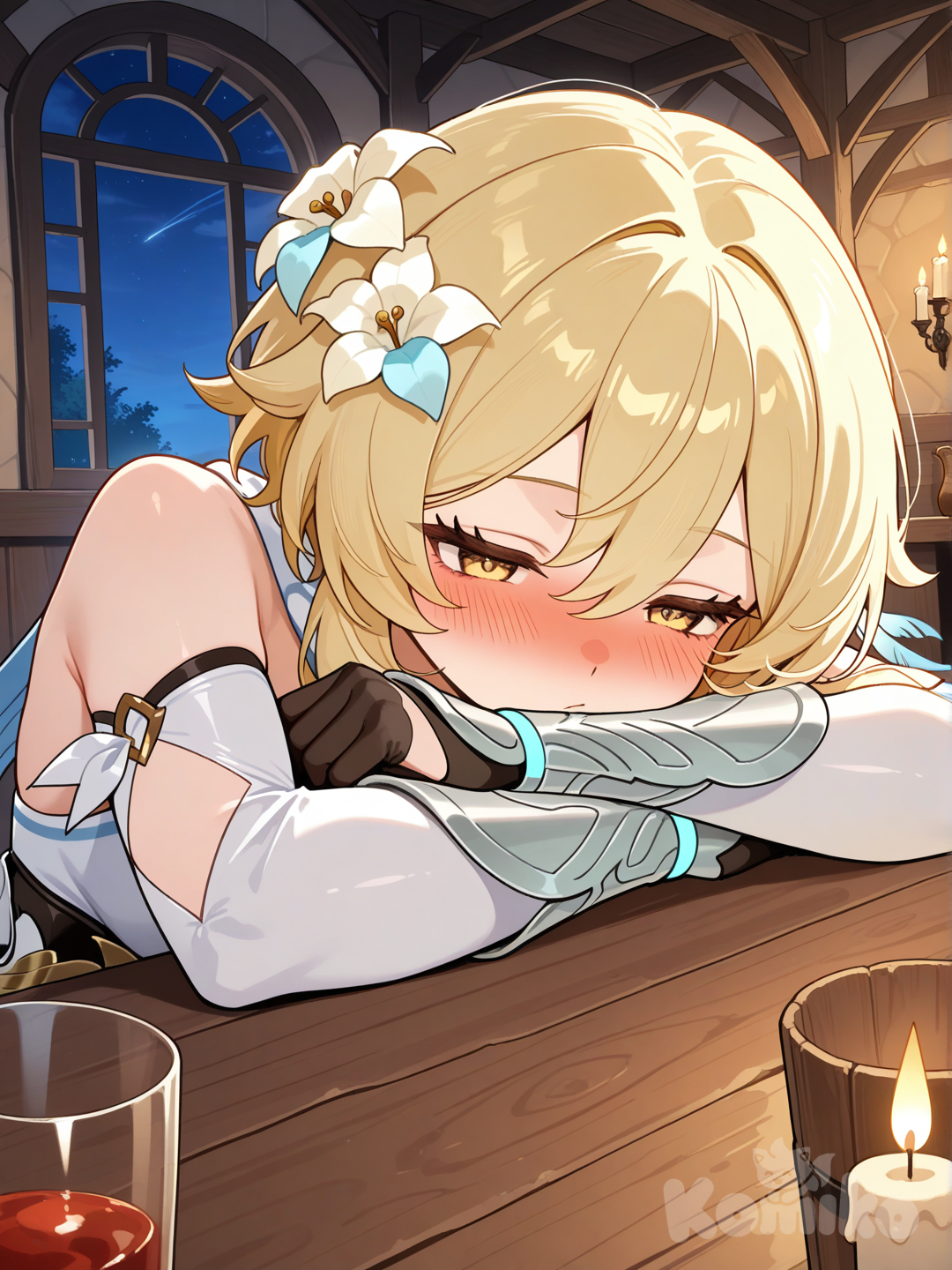 Lumine drank a glass of beer mistakenly 