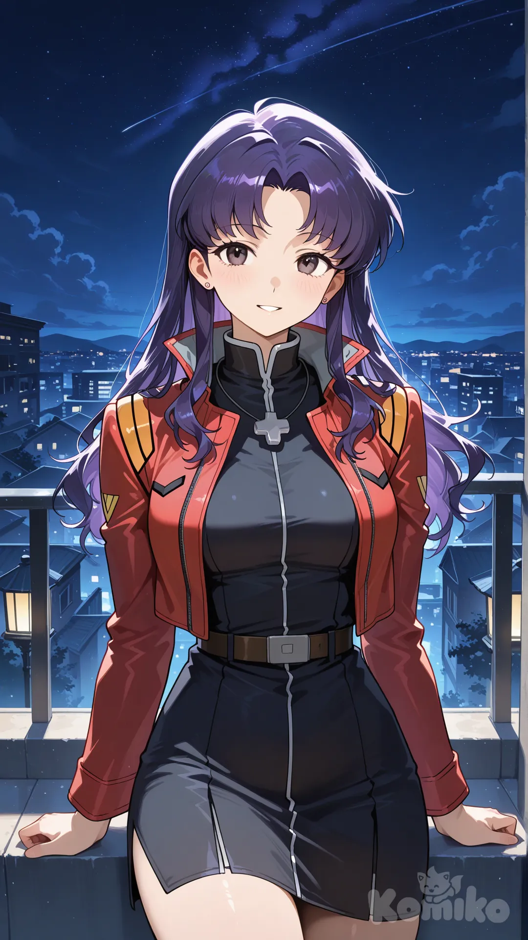 @Katsuragi_Misato, ドレス、夜