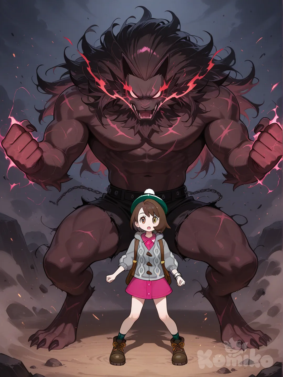 @Gloria_(Pokemon), ポケモンバトル中