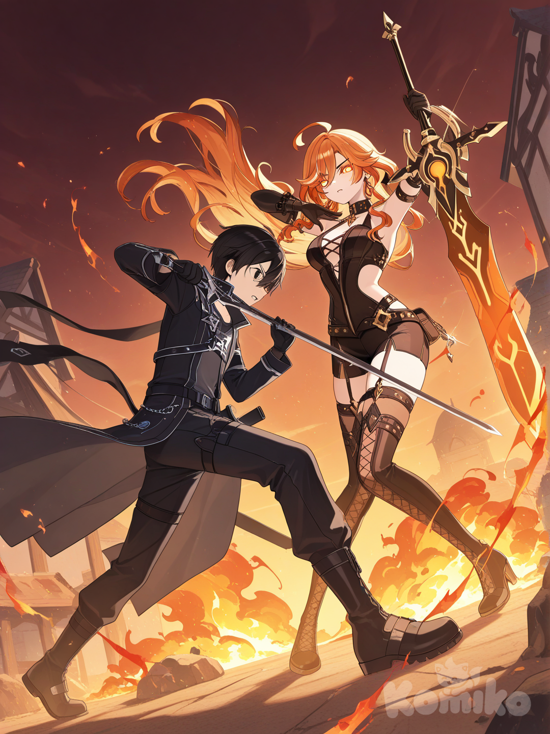 Kirito y mavuika