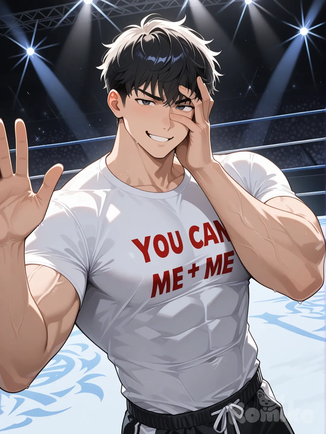 Un peleador haciendo honor a John cena.