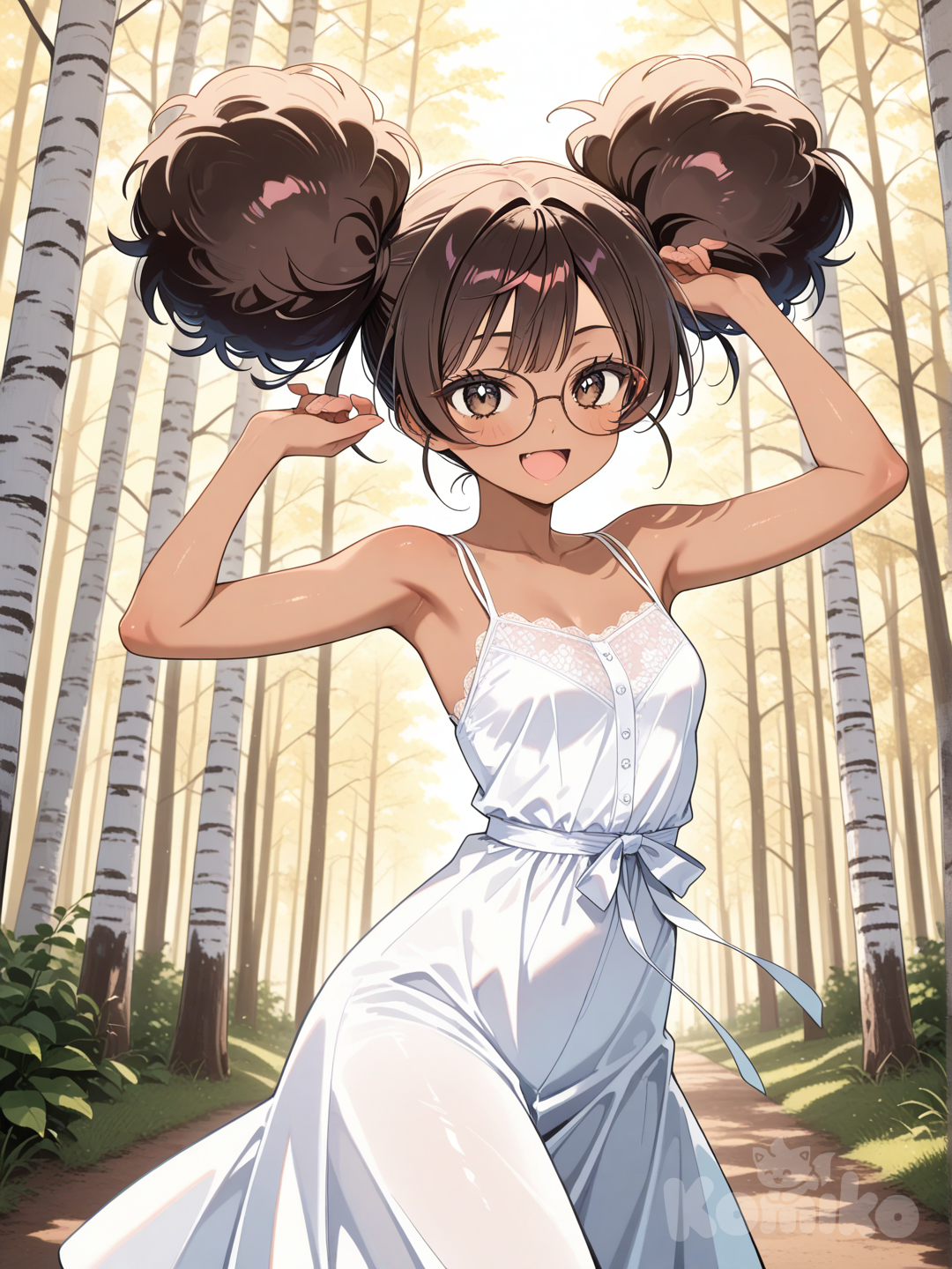 Kaede in the Forest