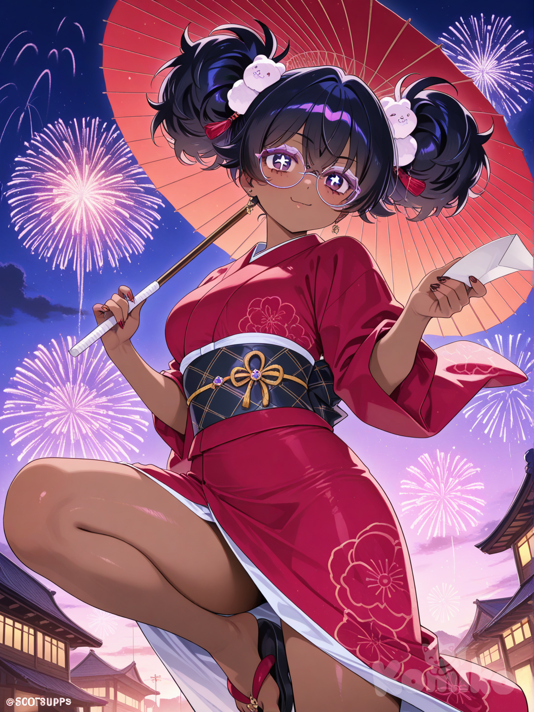 Kaede at the Festival