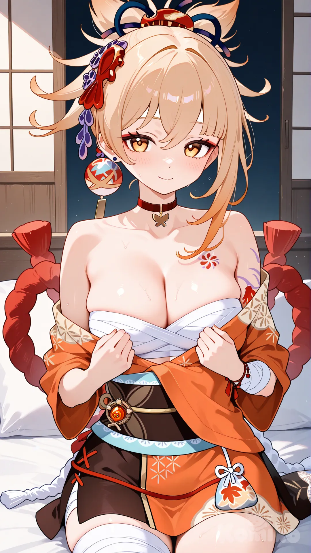 @Yoimiya_(Genshin_Impact), undressing