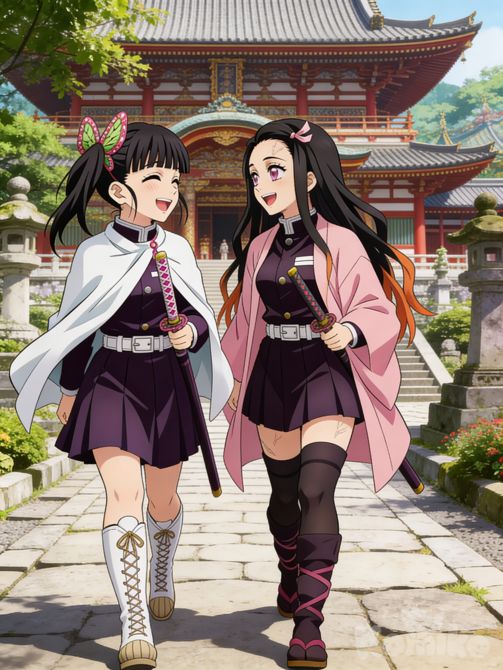 Just finished their first mission together!!!