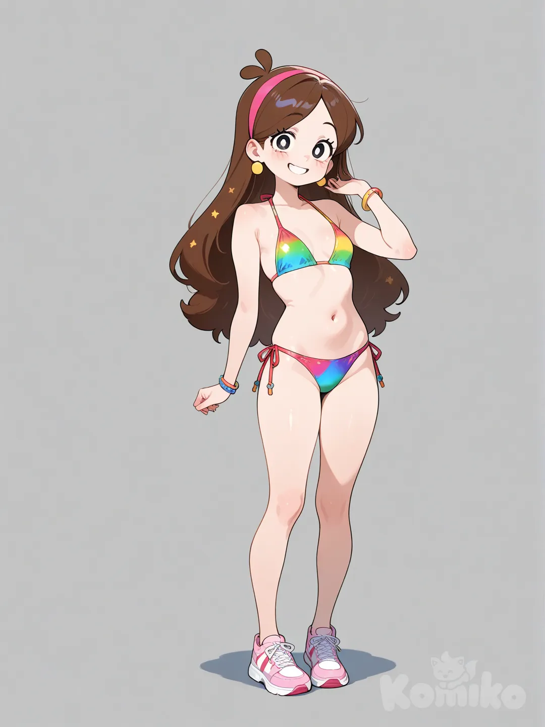 Mabel , full body en bikini