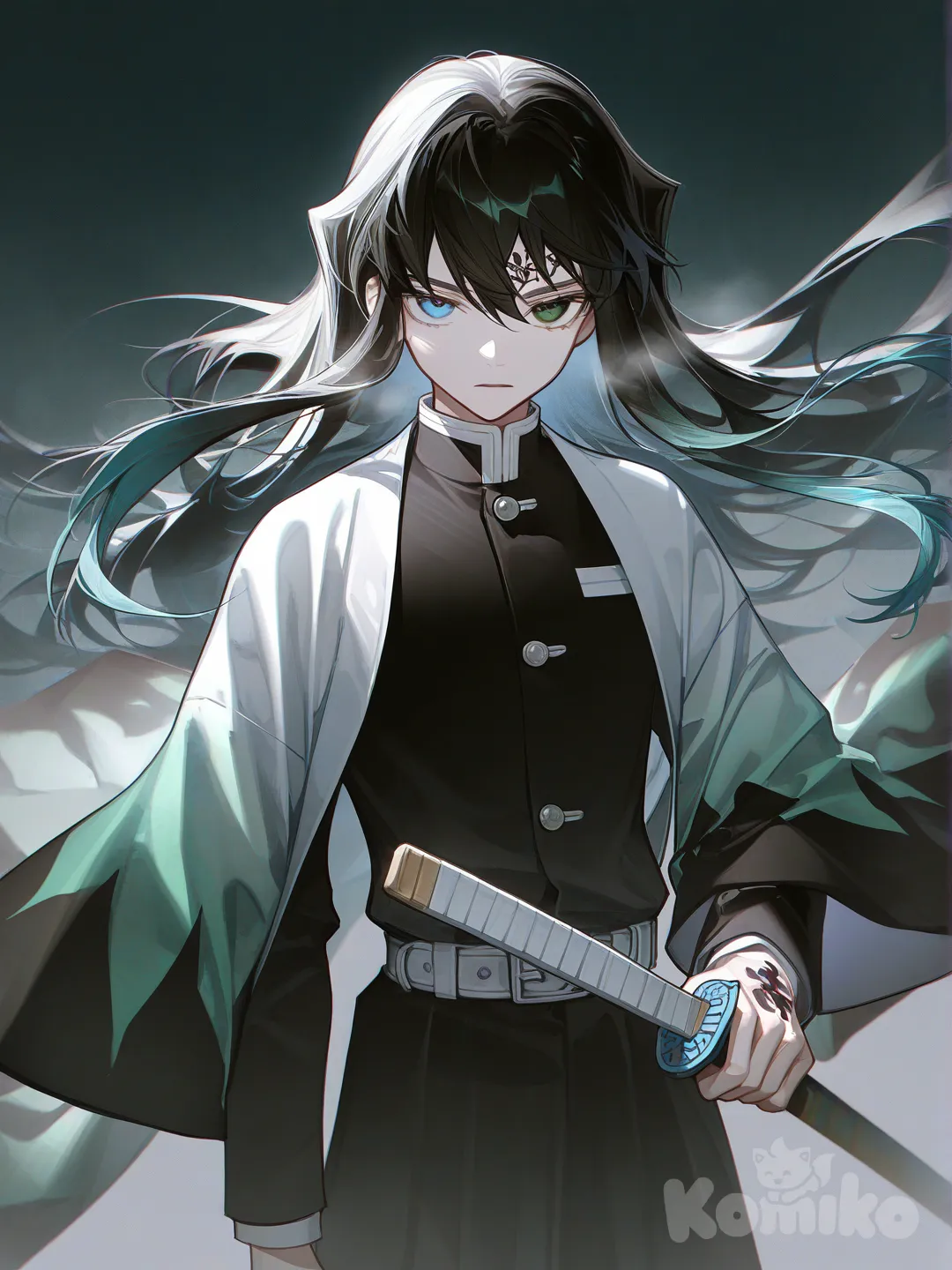 why are his eyes two different colors