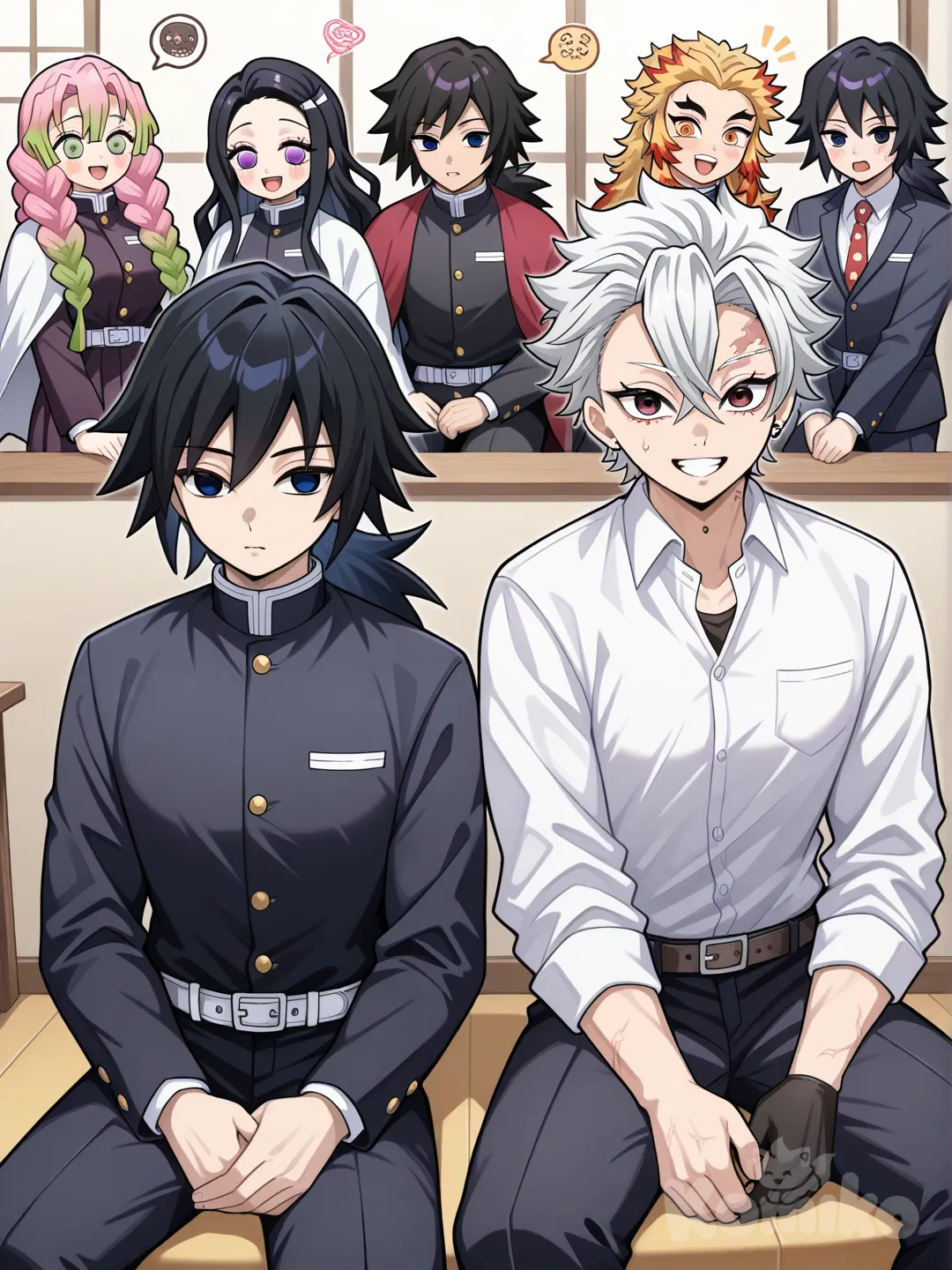 if they all got along with each other