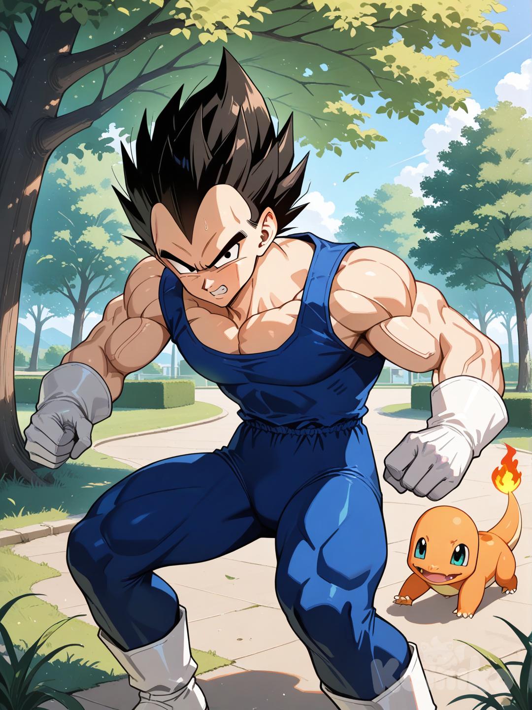 Vegeta's being followed