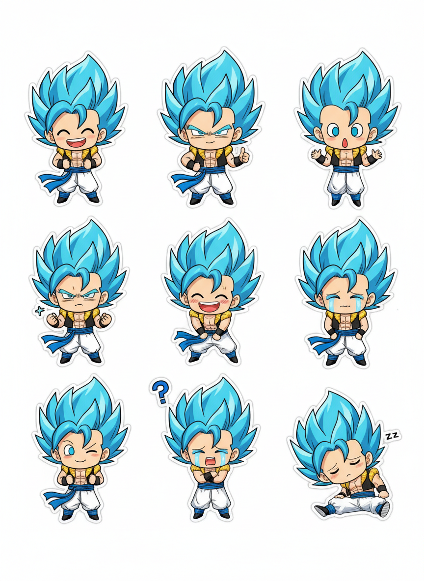 Chibi Sticker Gogeta