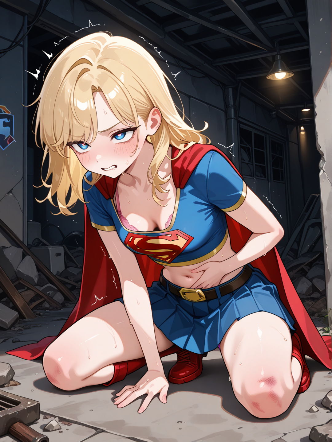 supergirl painful