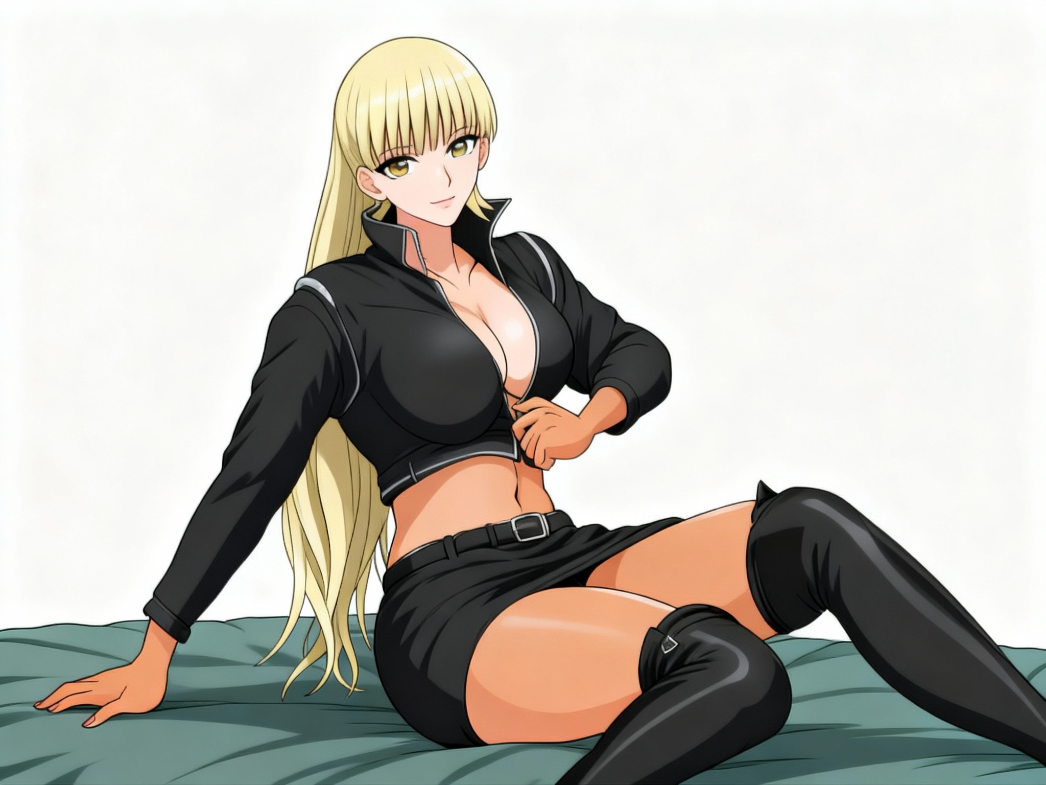 Dibujo anime estilo 2d, LineArt fino, cel shading, paint simple, ultra HD, maxima calidad, no background,

Same drawn, same pose, only replace The woman tone of skin to the reference image, 

EXACT FACE SWAP → replace womans head with the exactly reference image