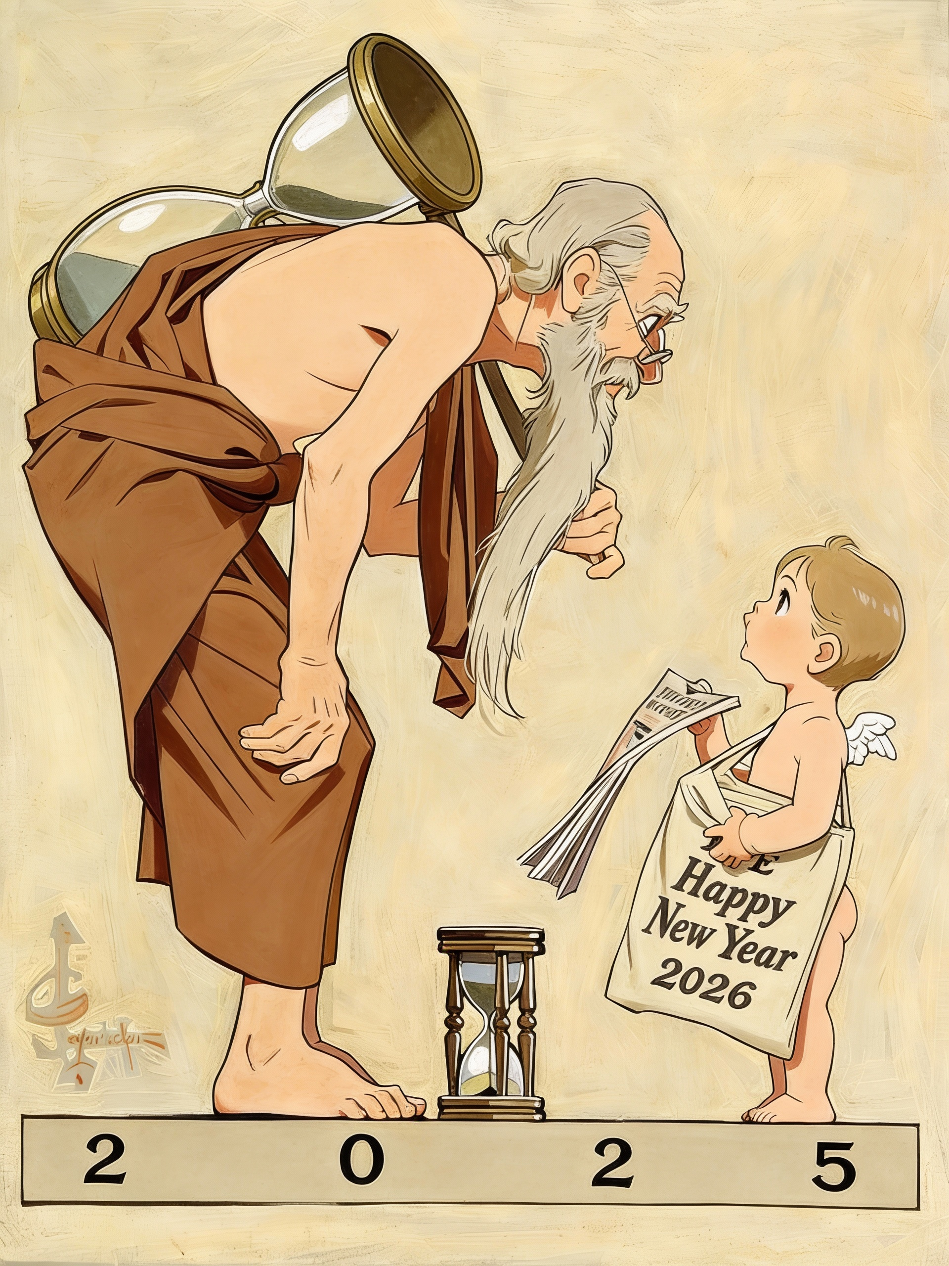 Old year and new year