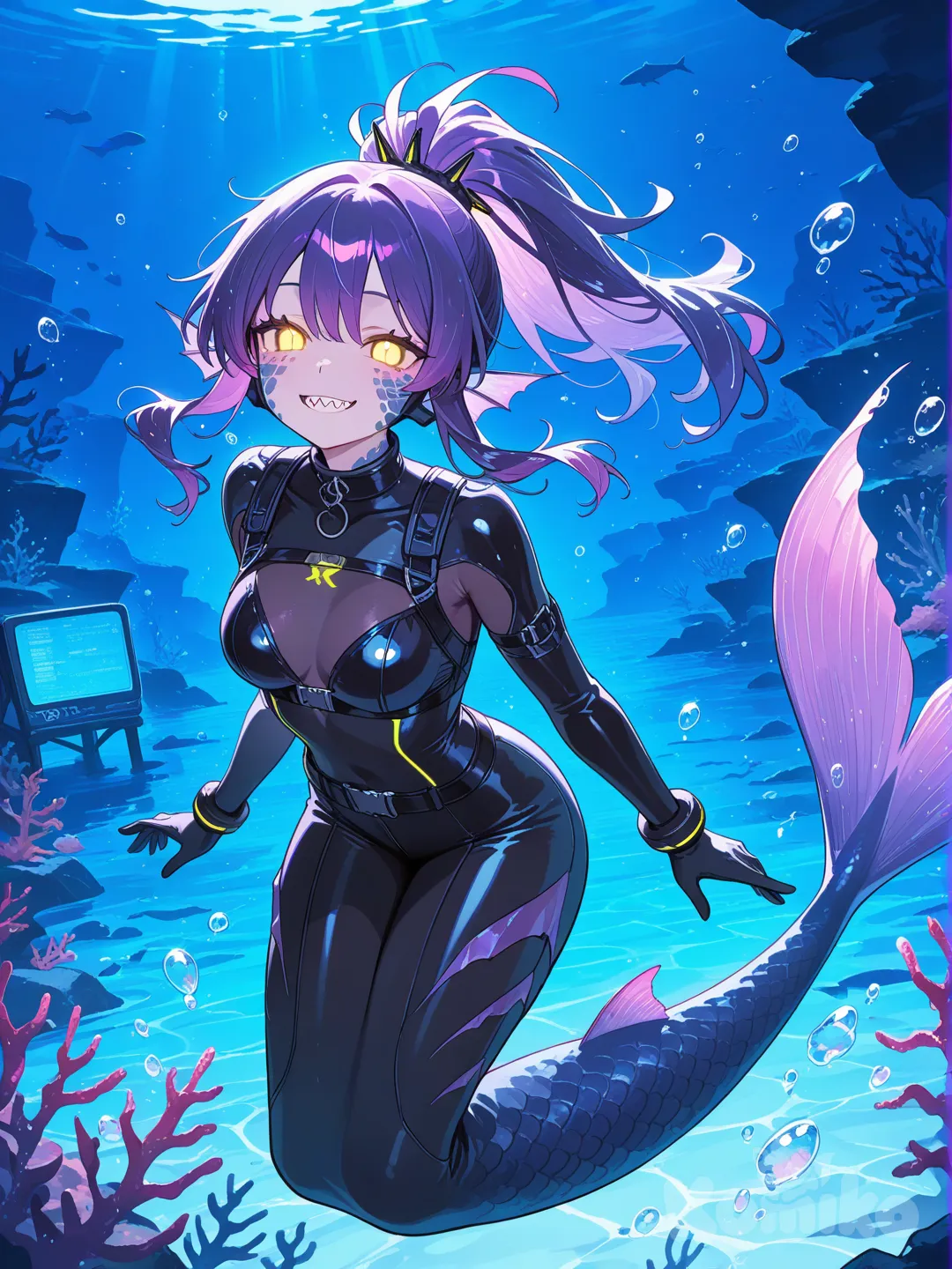 mermaid, uzi doorman