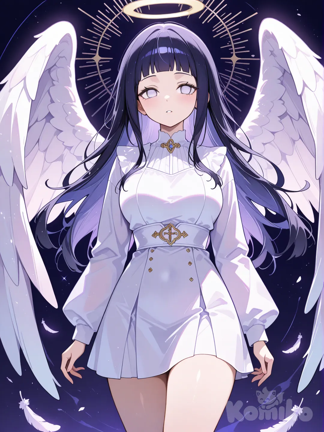 hyuuga hinata, bestida de angel