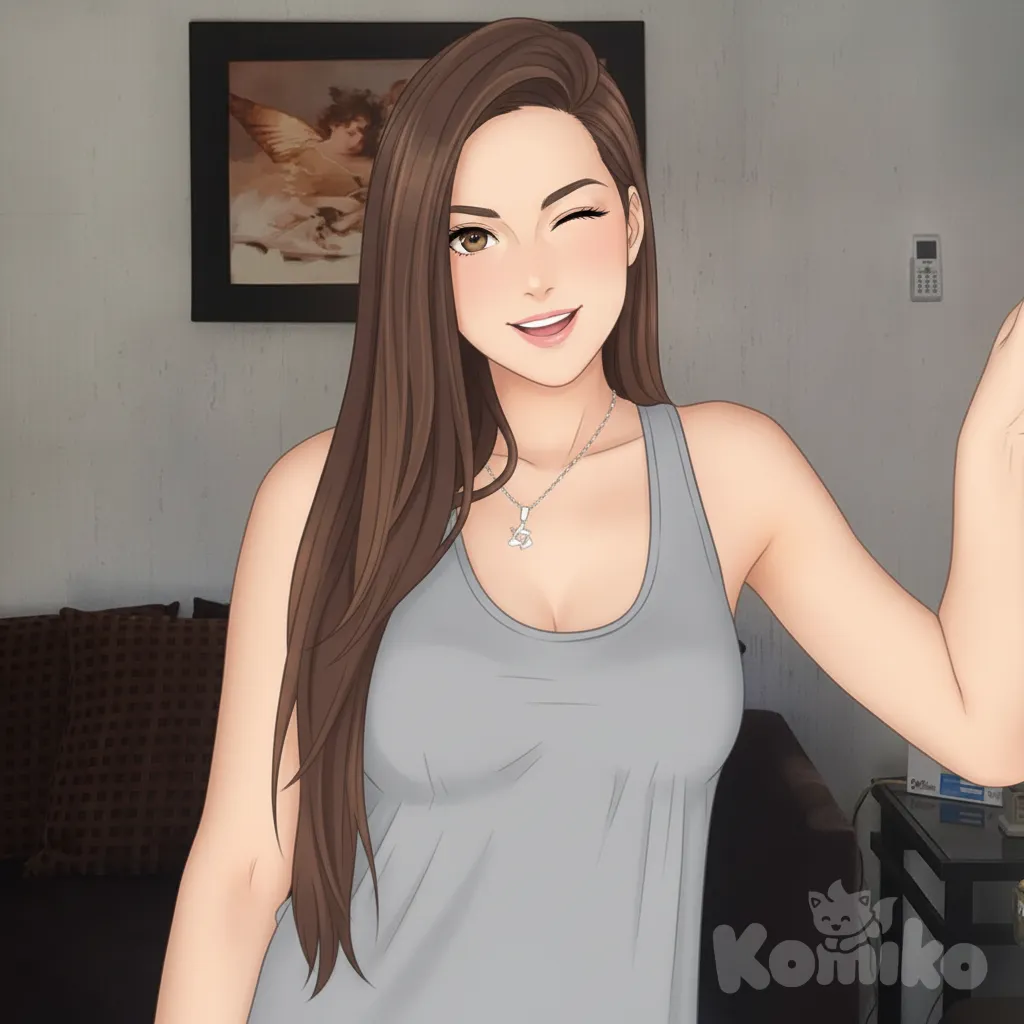  Guiña un ojo., anime style