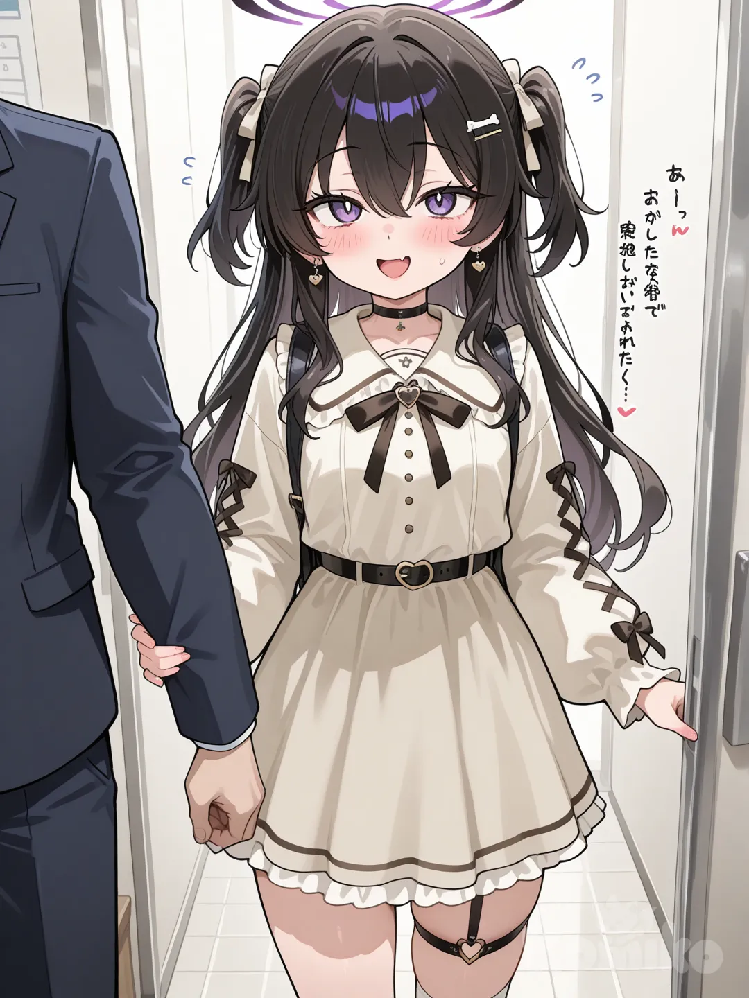 1girl, seductive pose, lingerie, sultry expression, bedroom setting, soft lighting, alluring gaze, ultra-@Klee_(Genshin_Impact)