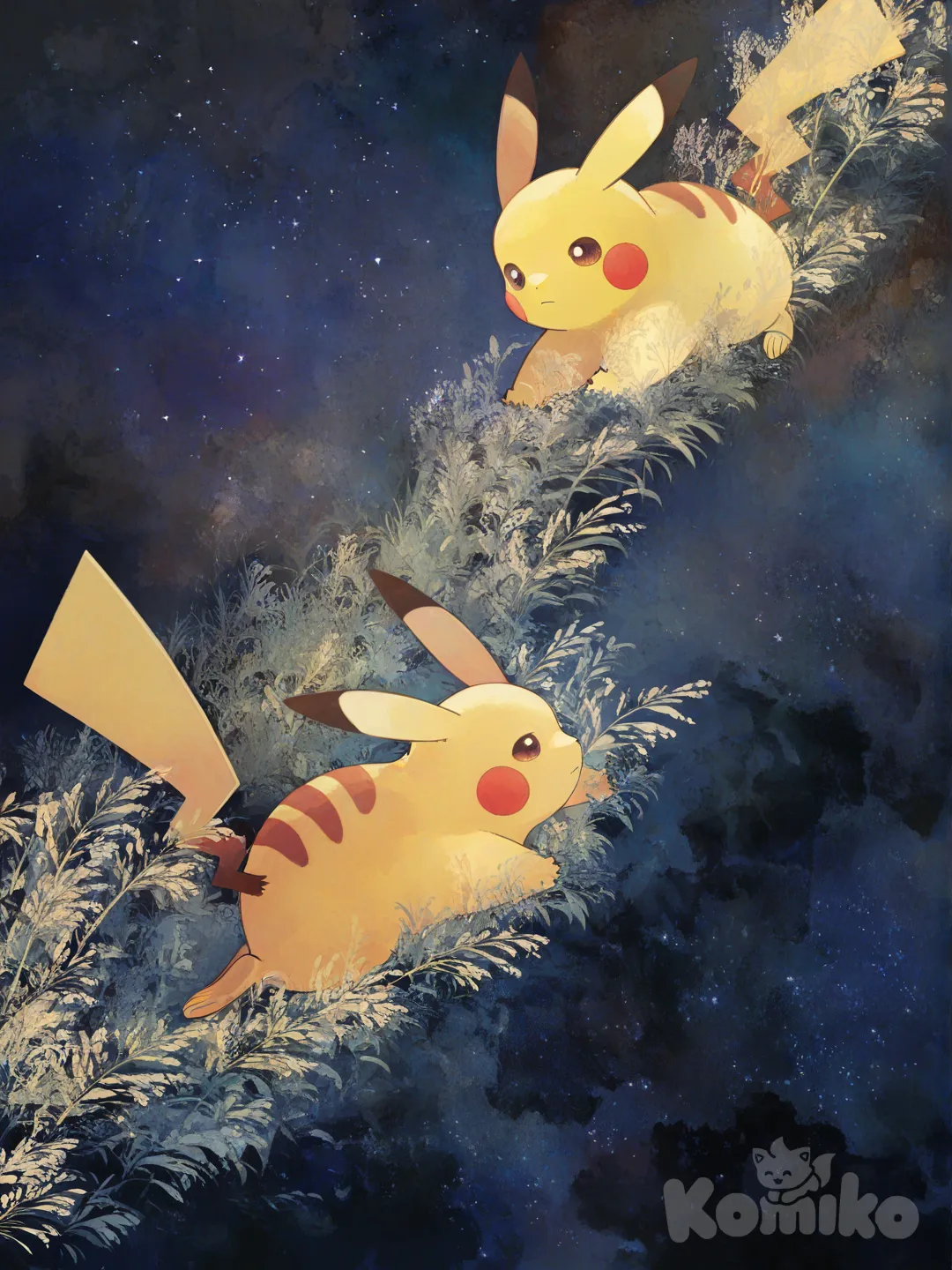 Pikachu In The Stars