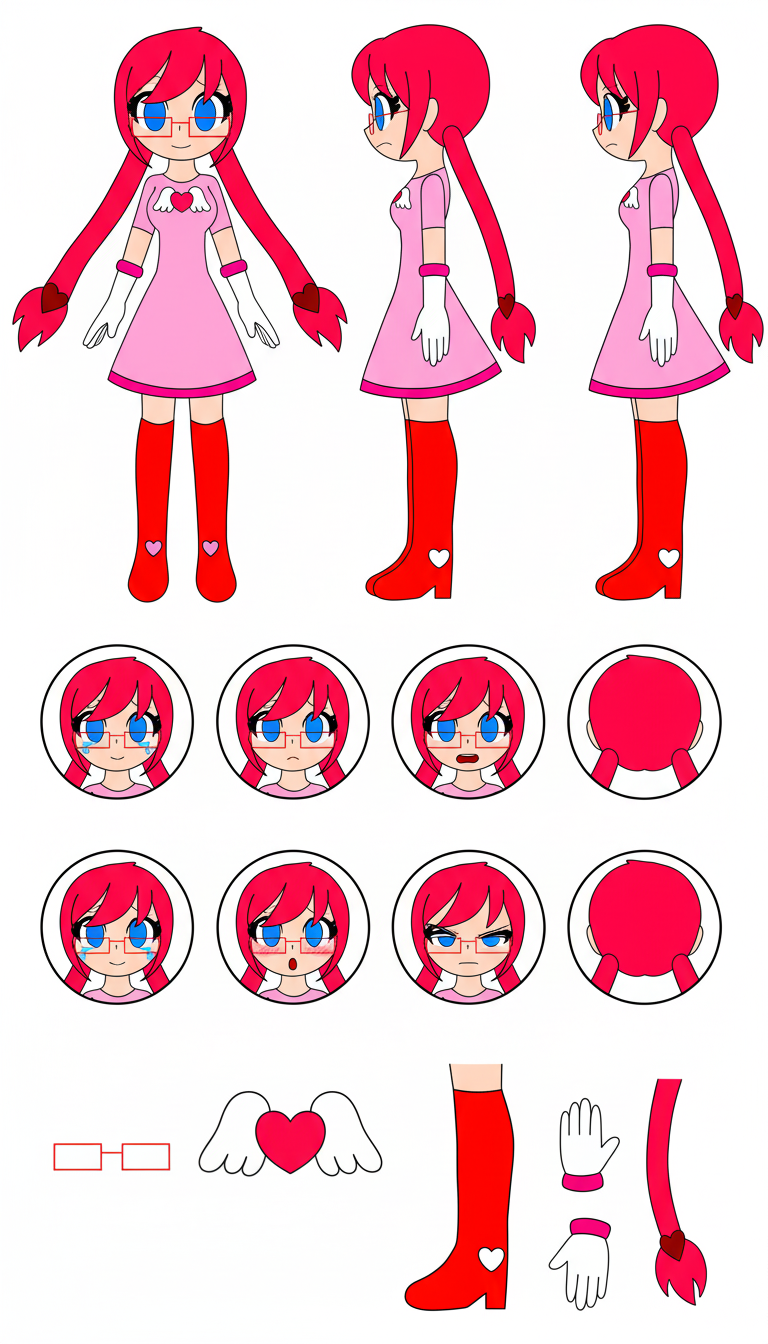 cure heartbeat character design