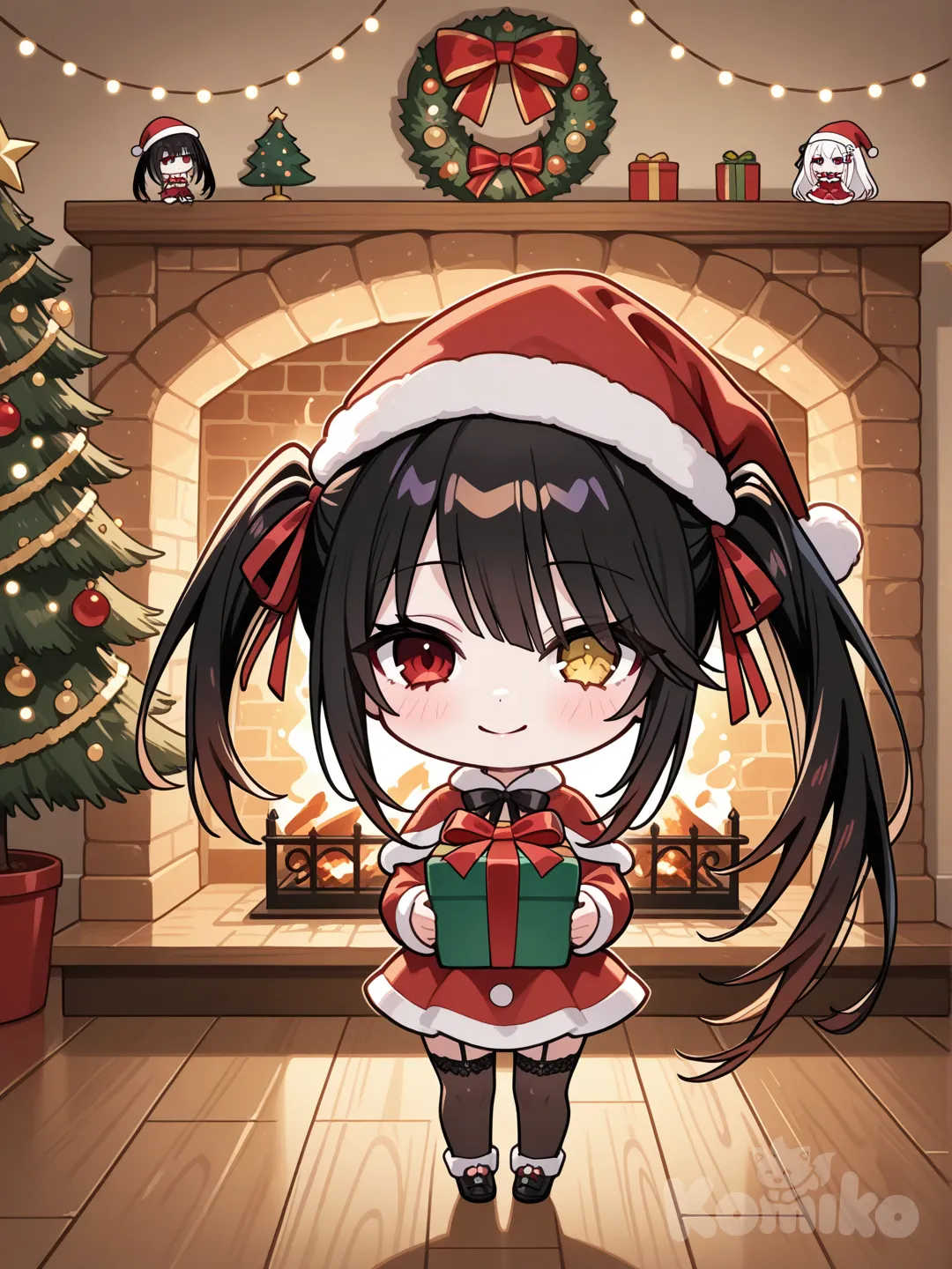 Kurumi Tokisaki navideña 