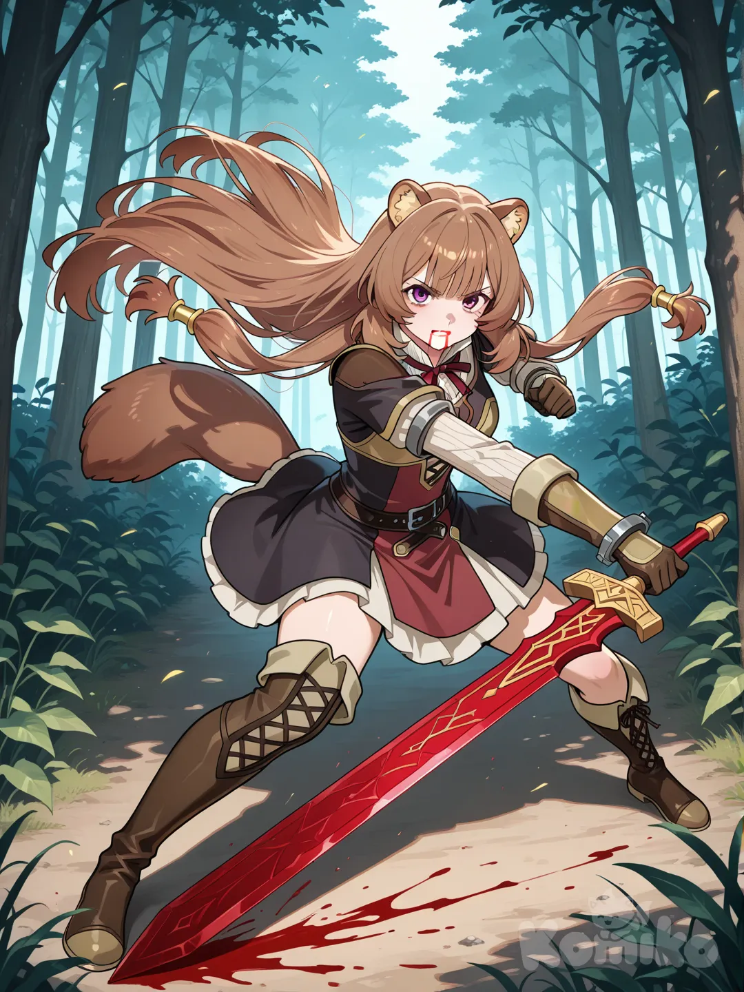 Raphtalia en ataque I