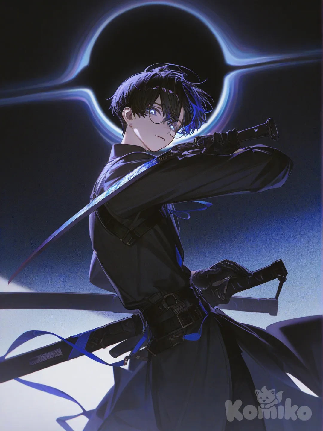 El chico espadachín, hijo del agujero negro mas grande del universo y que se gano el respeto de todos 