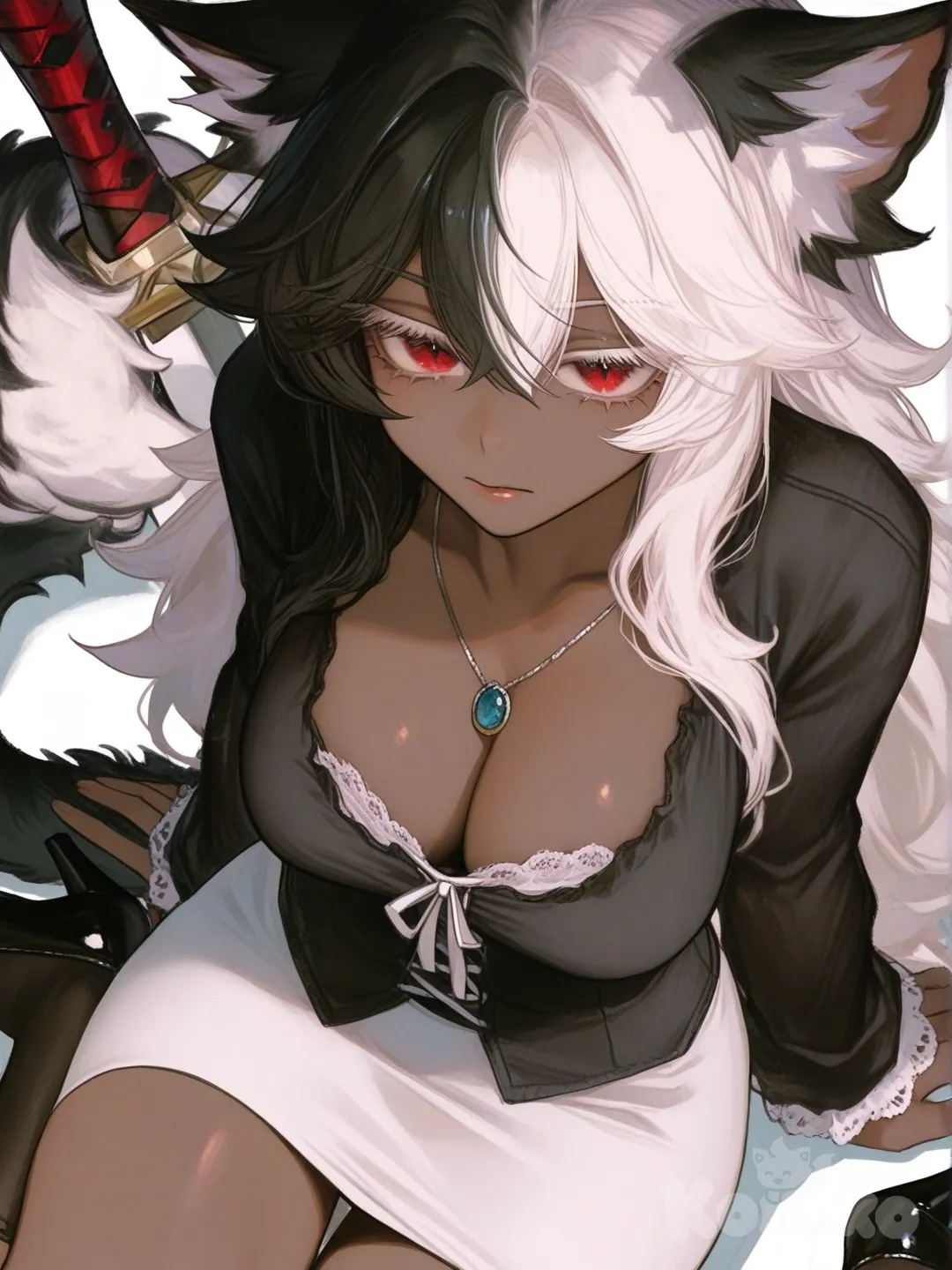 my oc dark the black cat