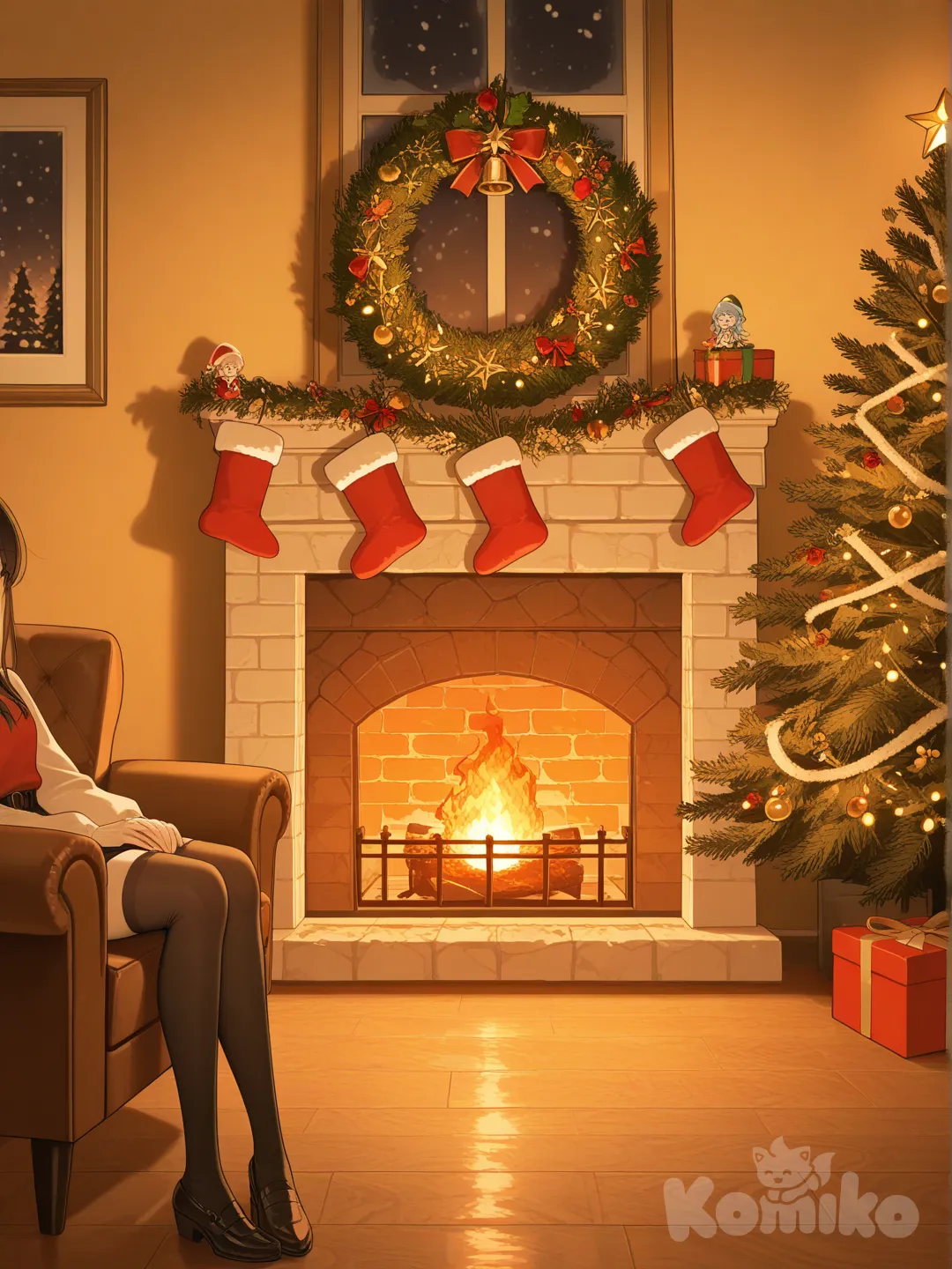 christmas in household