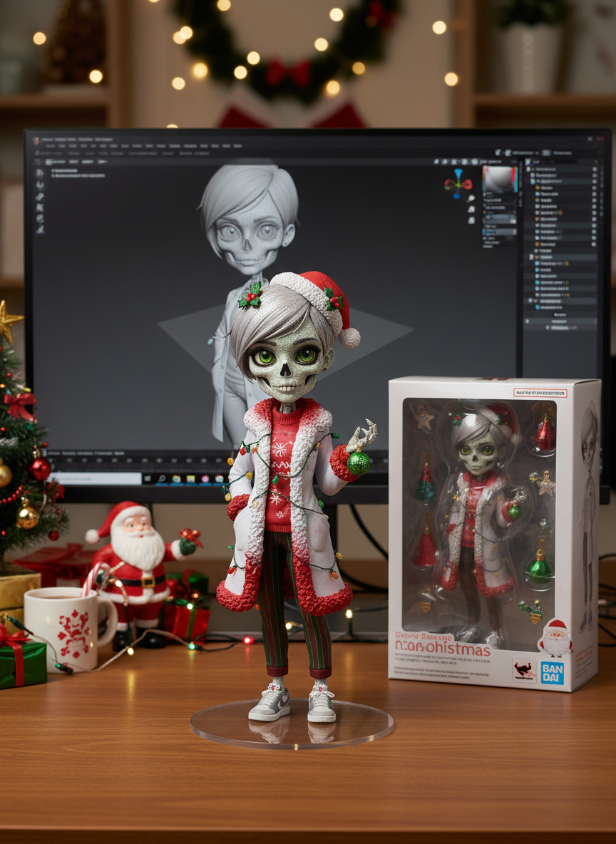 Mia in the form of an acrylic mini-figure