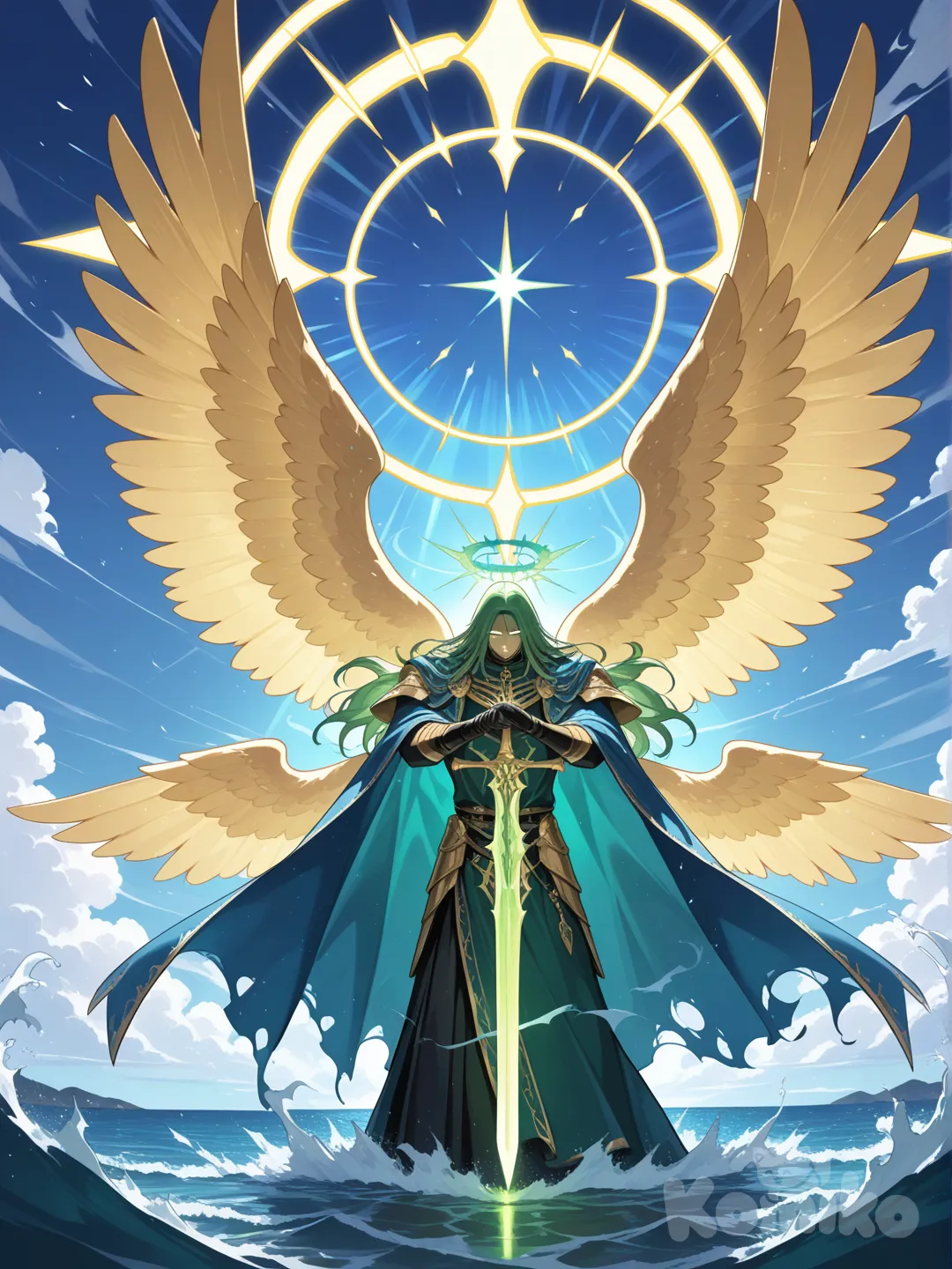 AI GINKA GOD OF SEA AND SKY KomikoAI AI GINKA GOD OF SEA AND SKY KomikoAI