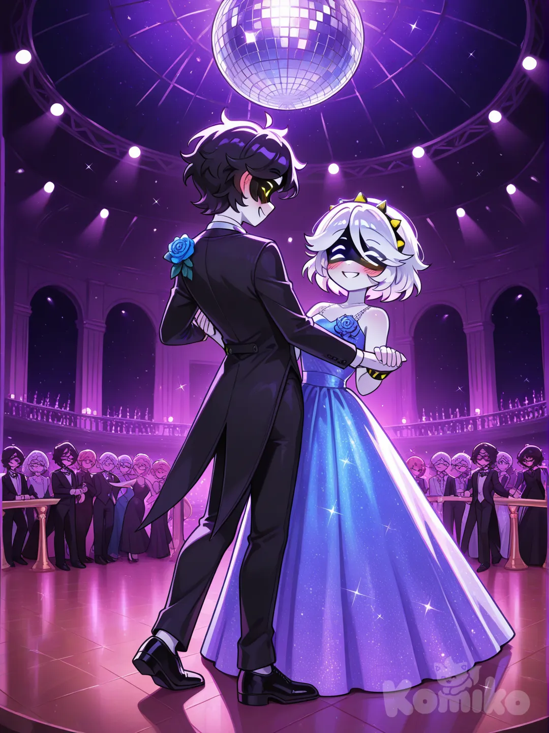 Uzi dancing at prom with N