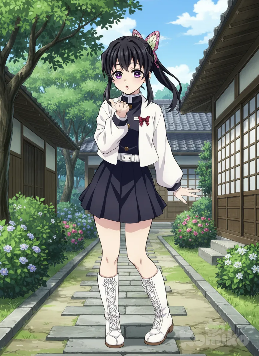 Канао Цуюри посылает воздушный поцелуй