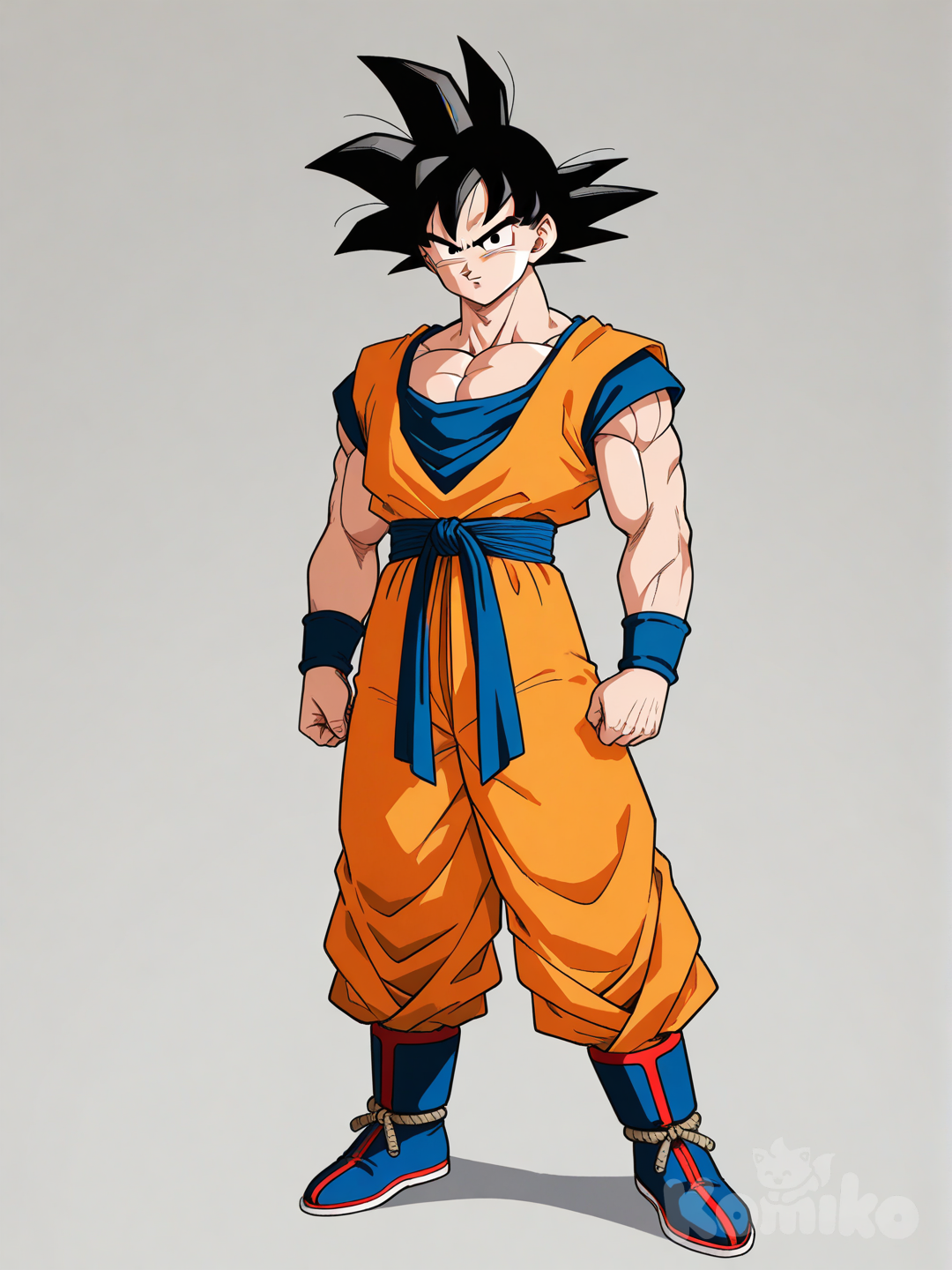 Goku enfadado 