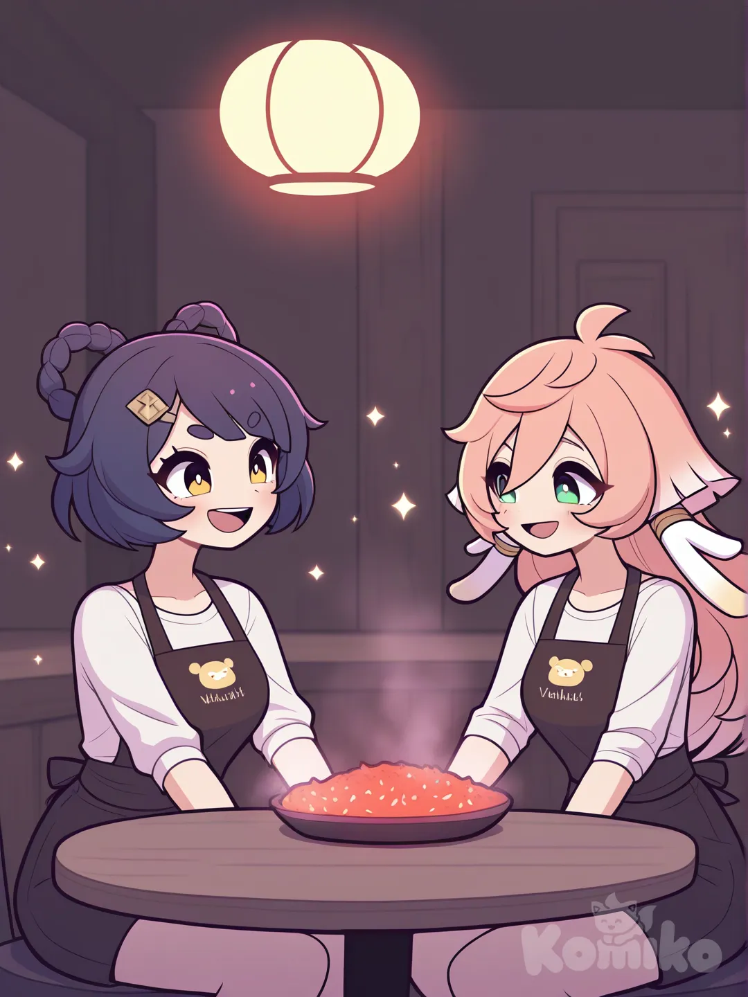 Xiangling and Yanfei_(Genshin_Impact) 🌶️🍛